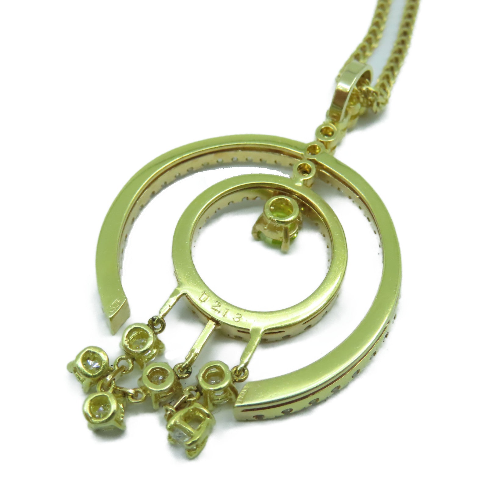 JEWELRY 【激減優惠】18K黃金Diamond Necklace 2.13ct鑽石項鏈