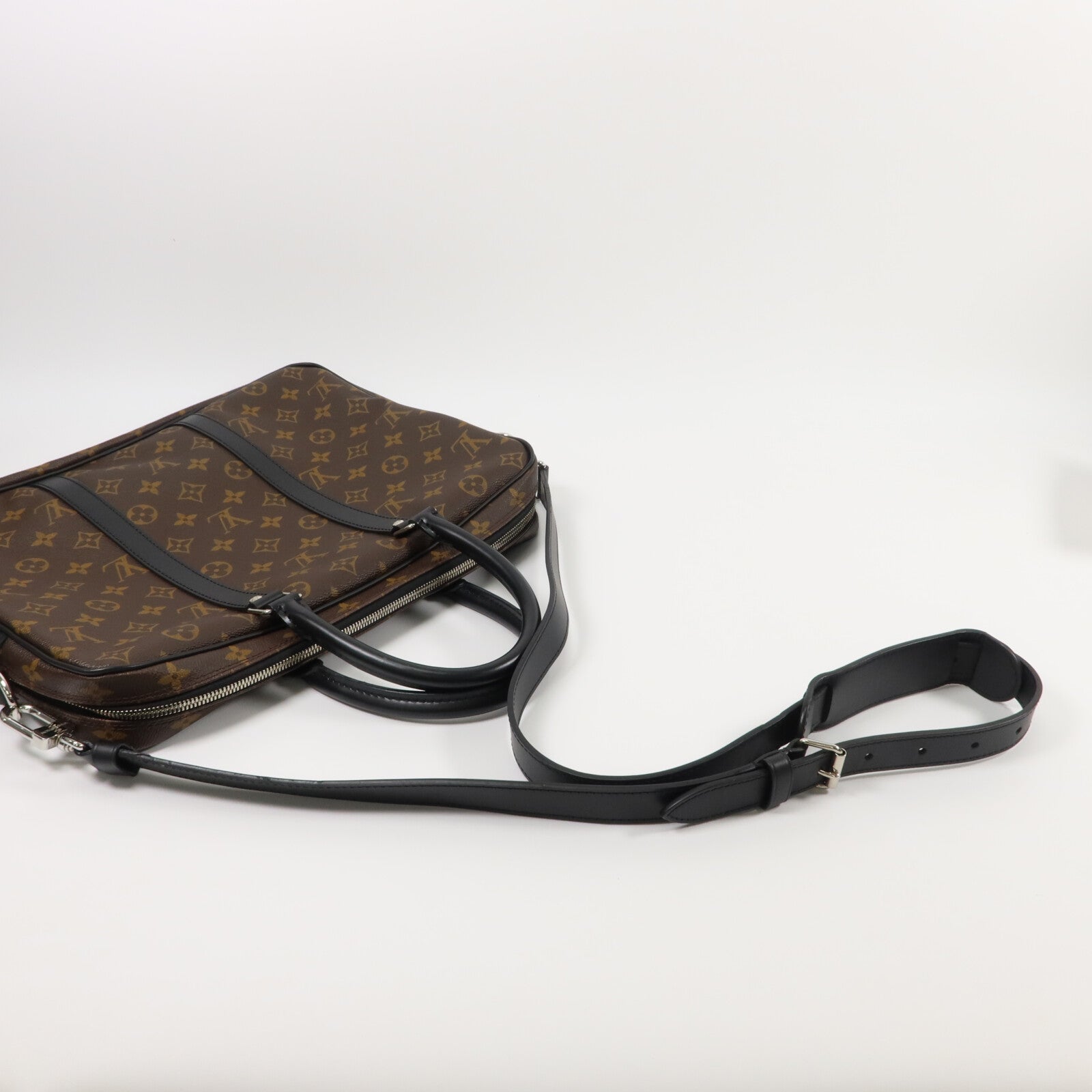 LOUIS VUITTON Monogram Porte-Documents Voyage PM手挽肩背兩用袋
