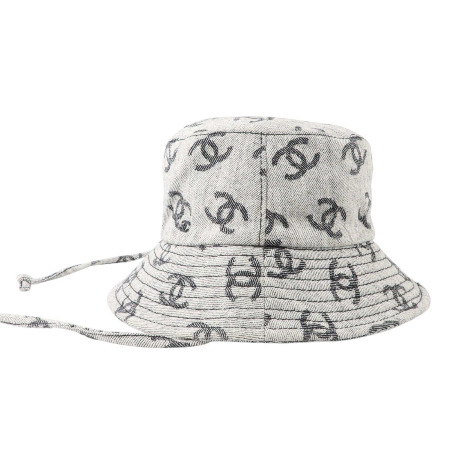 CHANEL 牛仔布料Bucket Hat帽子