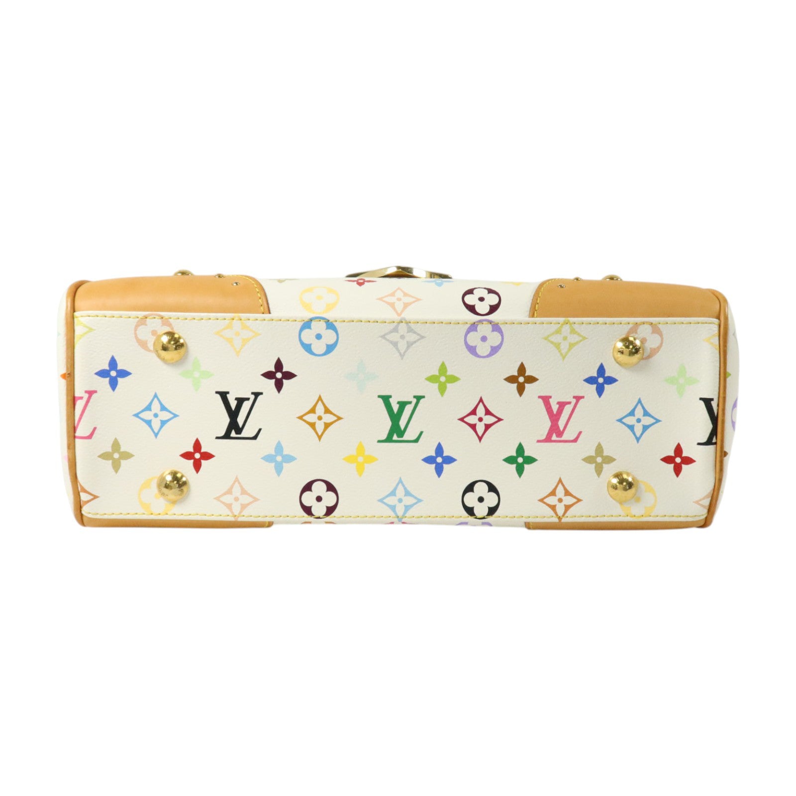 LOUIS VUITTON Monogram Multi Beverly MM金扣肩背袋