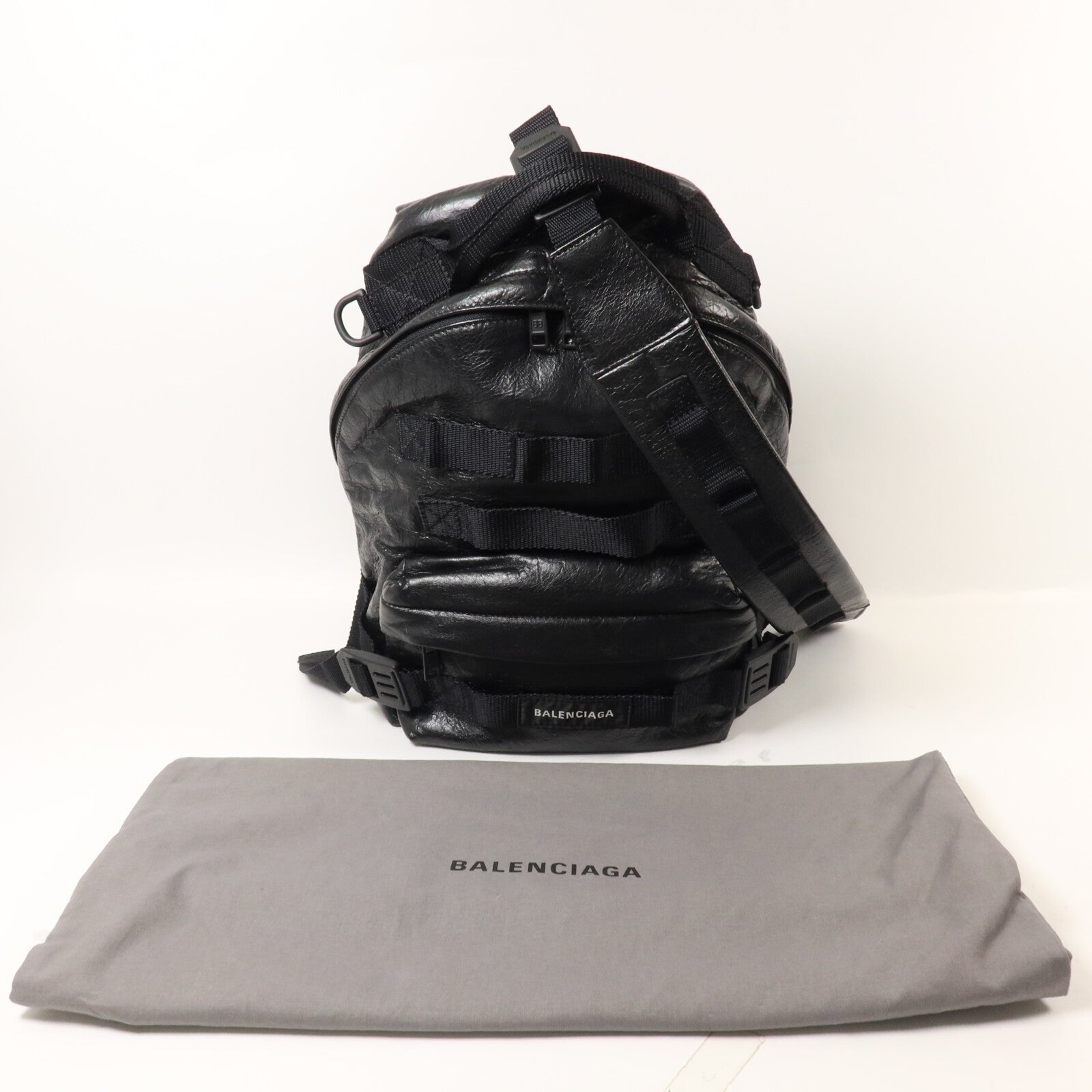 BALENCIAGA 羊皮皮革Army Backpack背包