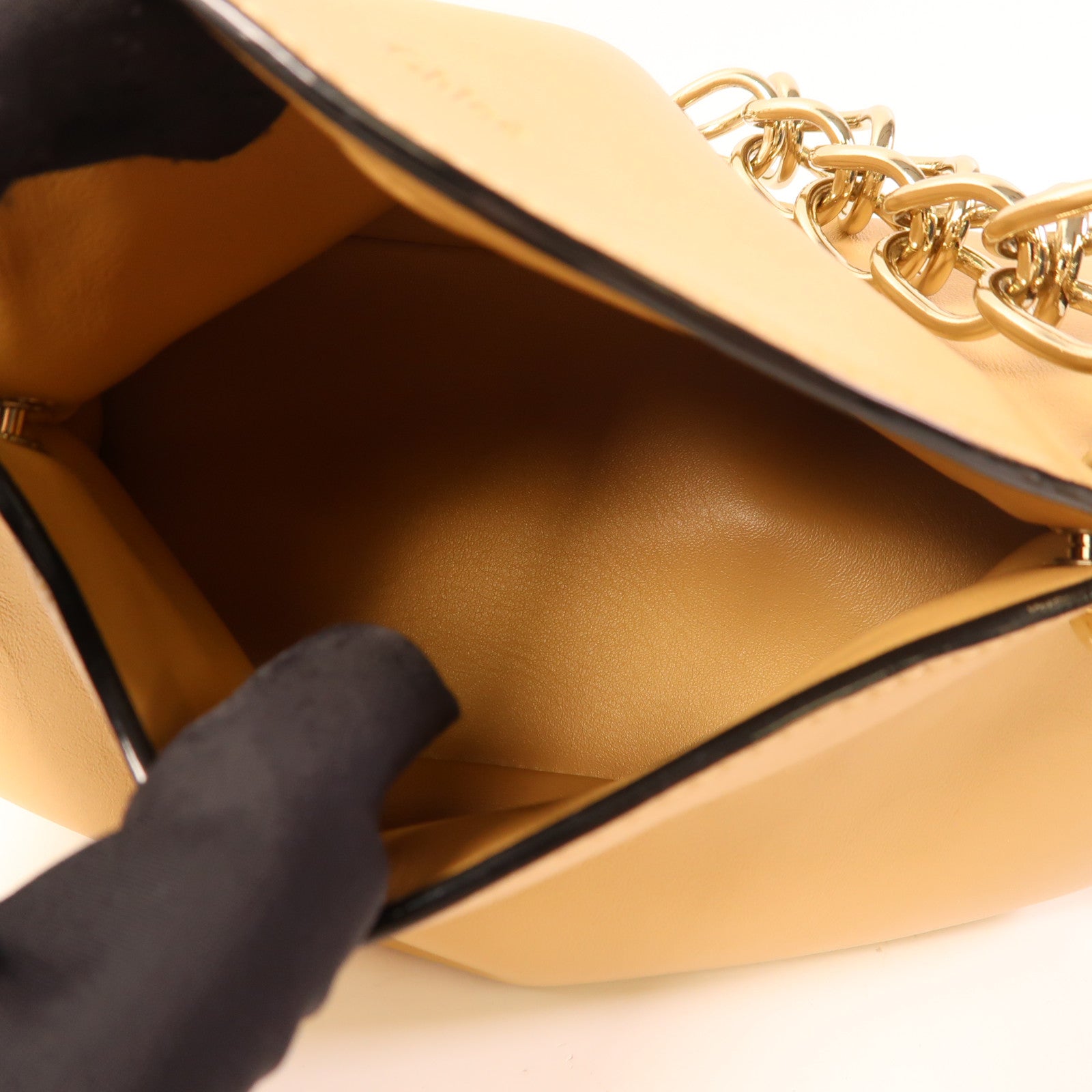 Chloe 牛皮皮革2 Way Shoulder金扣鏈帶手挽肩背兩用袋