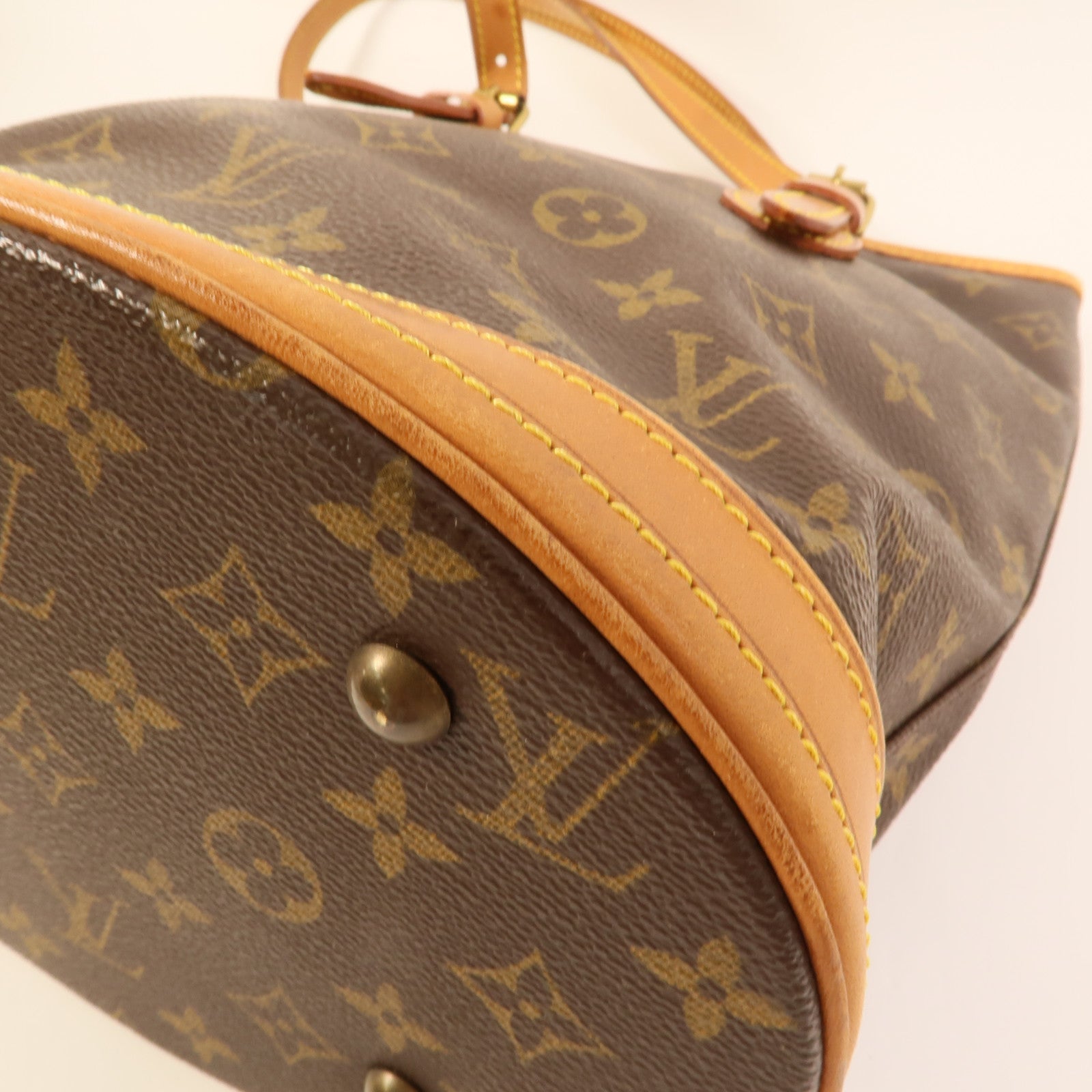 LOUIS VUITTON Monogram Bucket PM金扣手挽袋