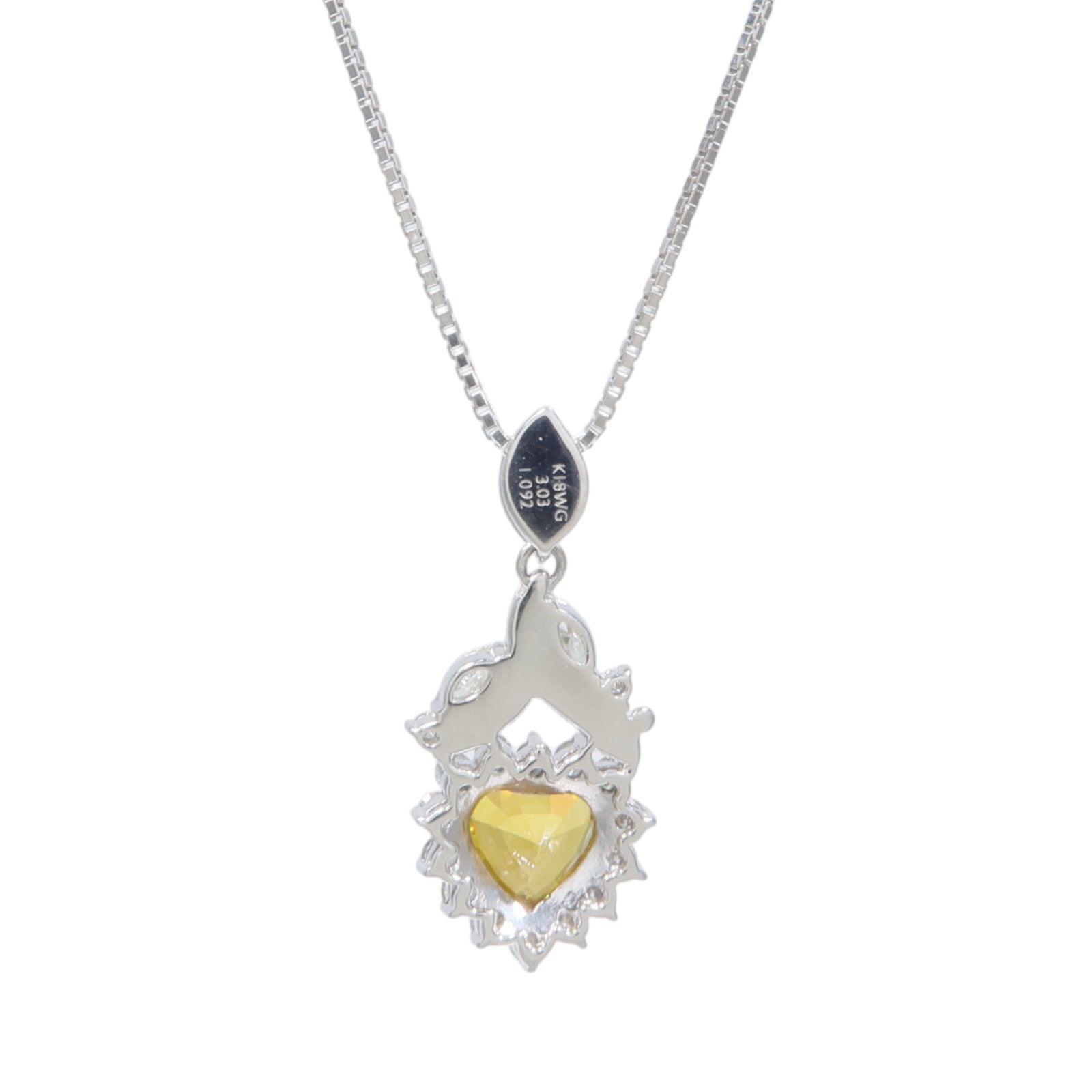 JEWELRY 18K白金Sphene Diamond Necklace榍石/鑽石項鍊