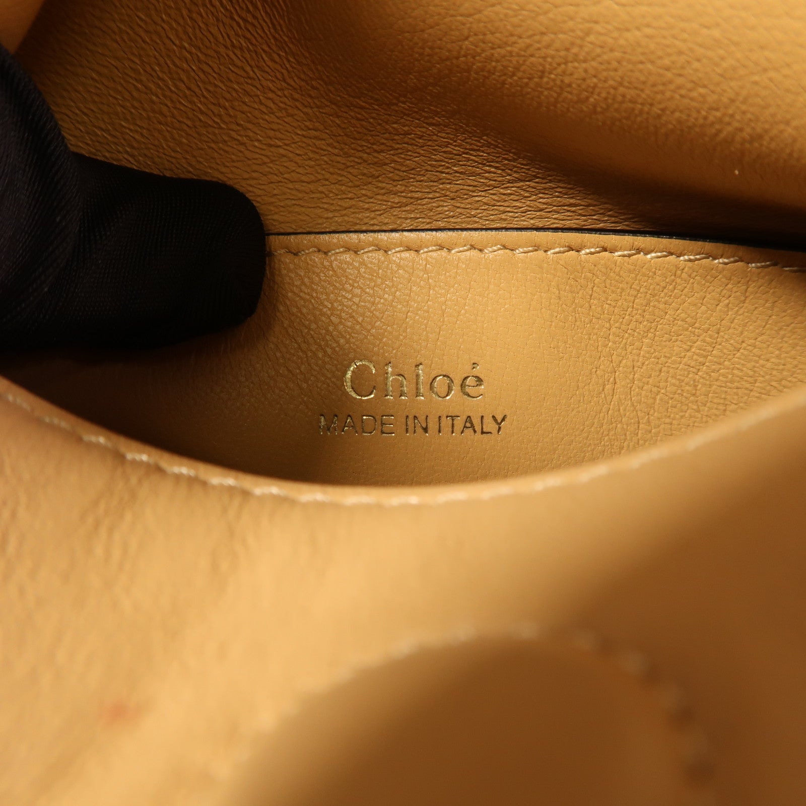 Chloe 牛皮皮革2 Way Shoulder金扣鏈帶手挽肩背兩用袋