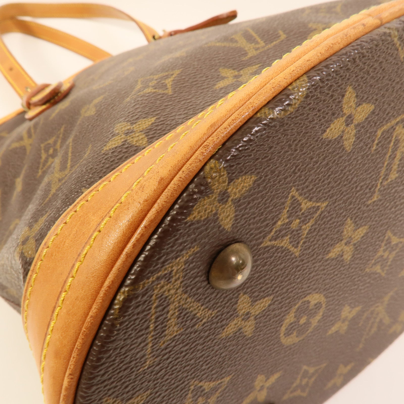 LOUIS VUITTON Monogram Bucket PM金扣手挽袋