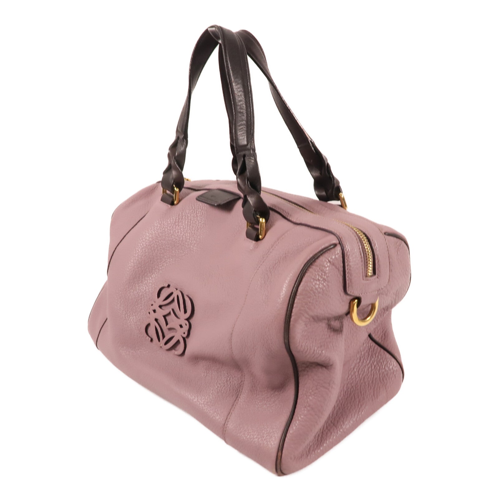 LOEWE 牛皮皮革Fusta金扣手挽肩背兩用袋
