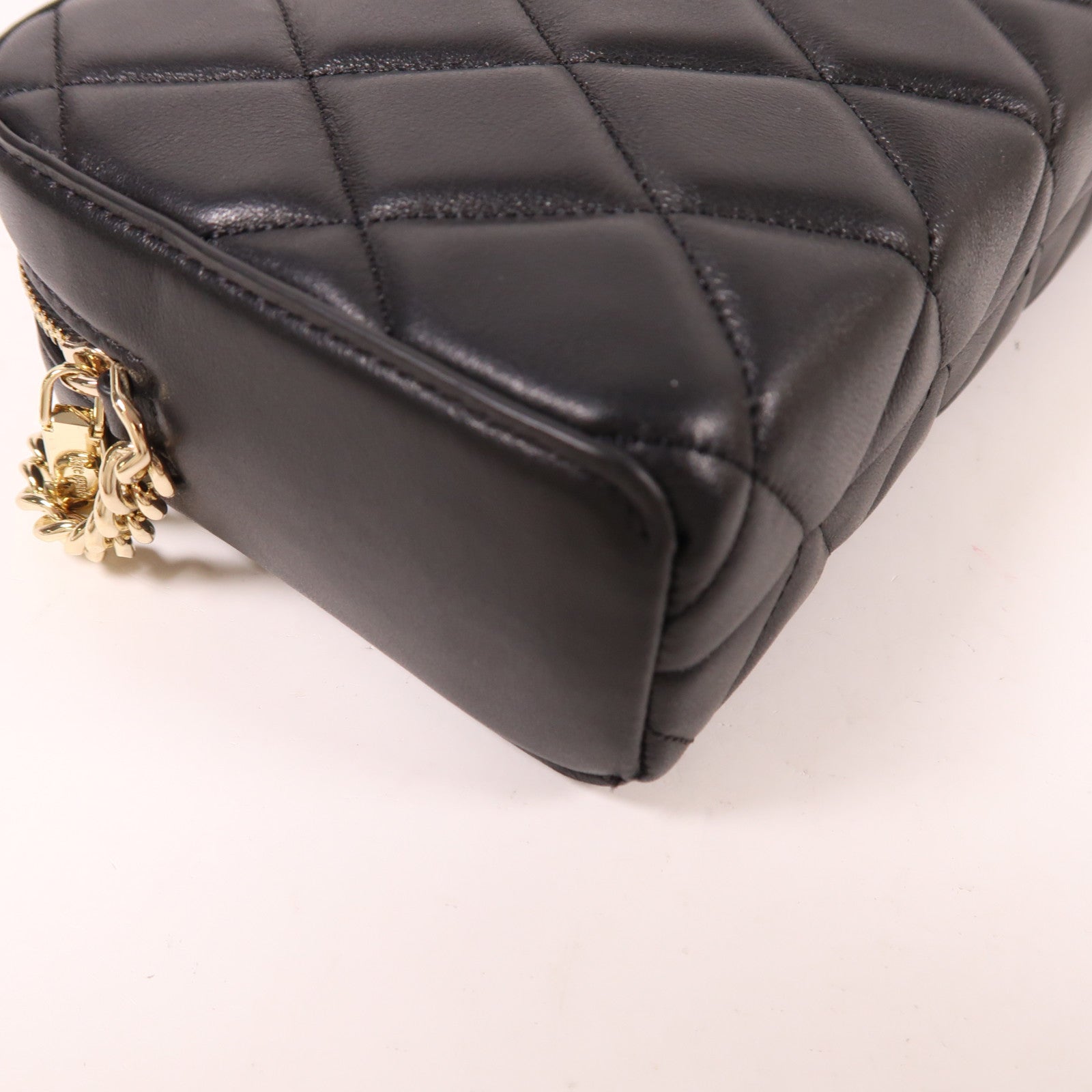 Kate Spade 牛皮皮革Chain Shoulder金扣鏈帶肩背袋