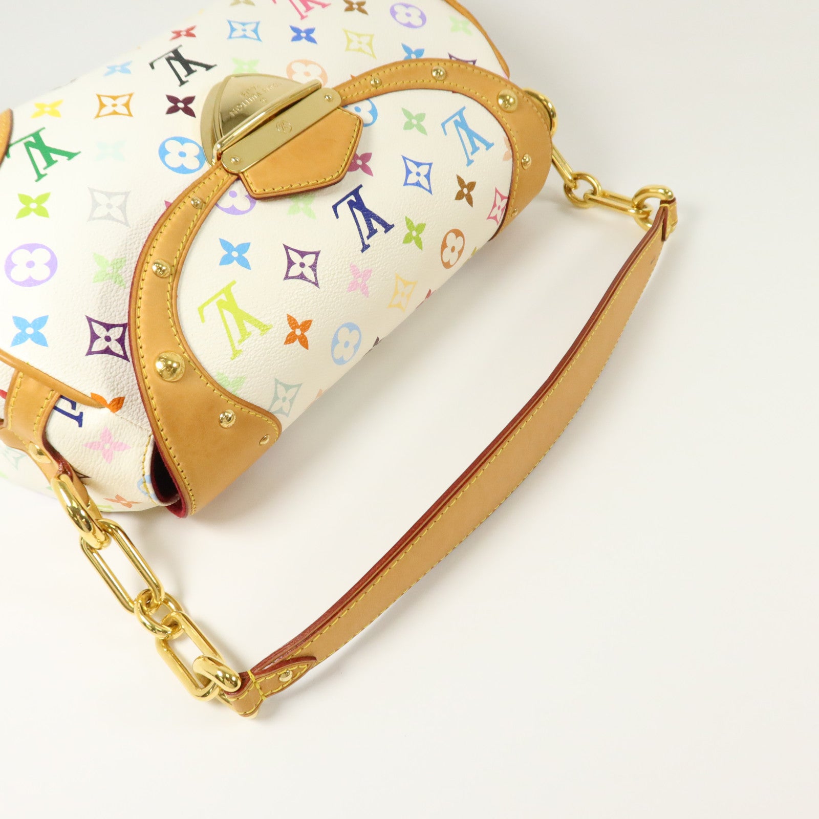 LOUIS VUITTON Monogram Multi Beverly MM金扣肩背袋