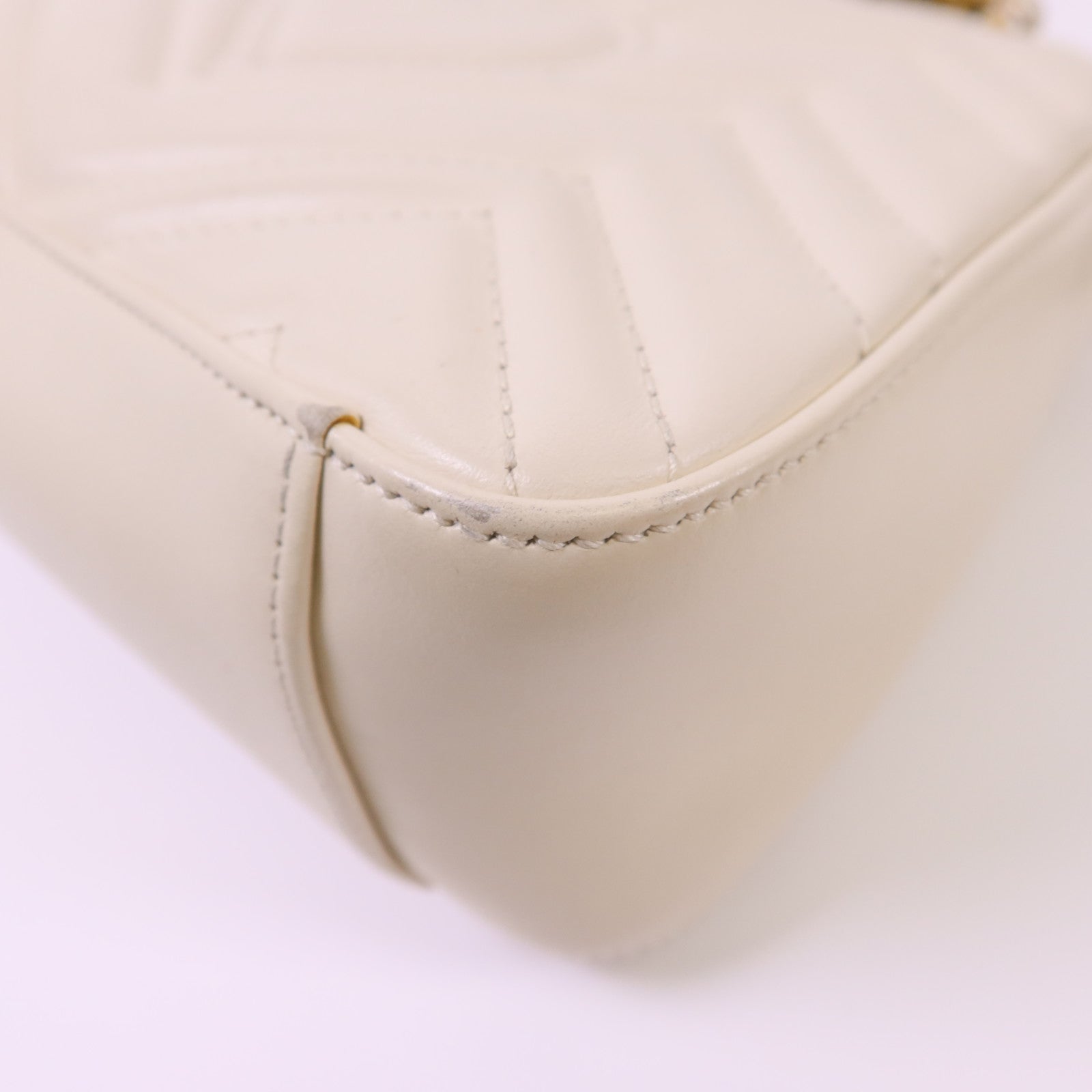 GUCCI 【激減優惠】牛皮皮革GG Marmont 2 Way Shoulder Bag金扣手挽肩背兩用袋