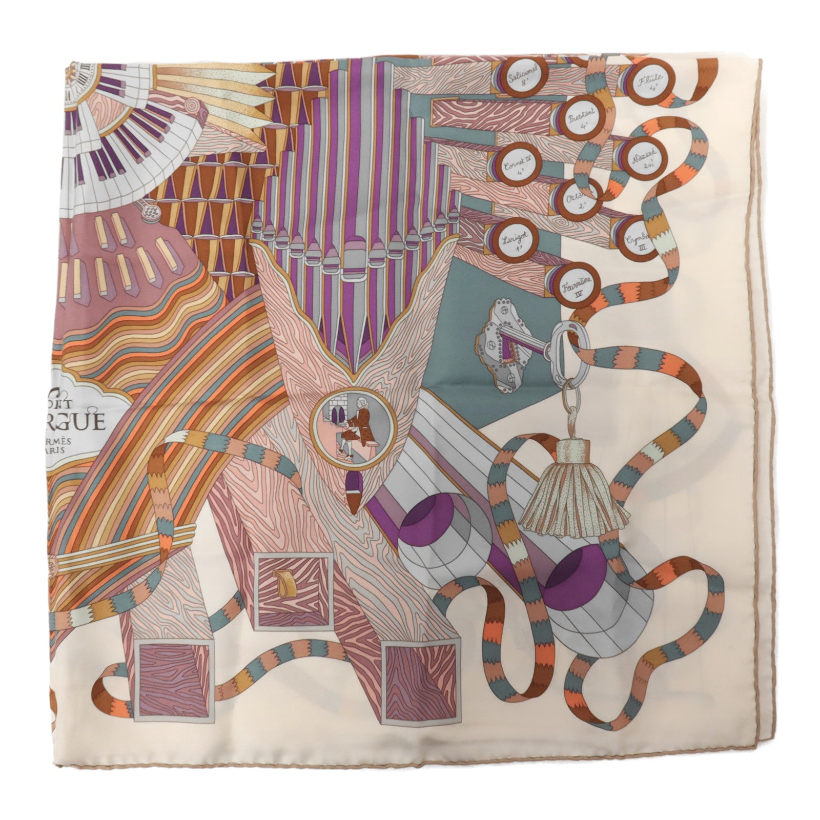HERMES 絲質Scarf 90x90絲巾