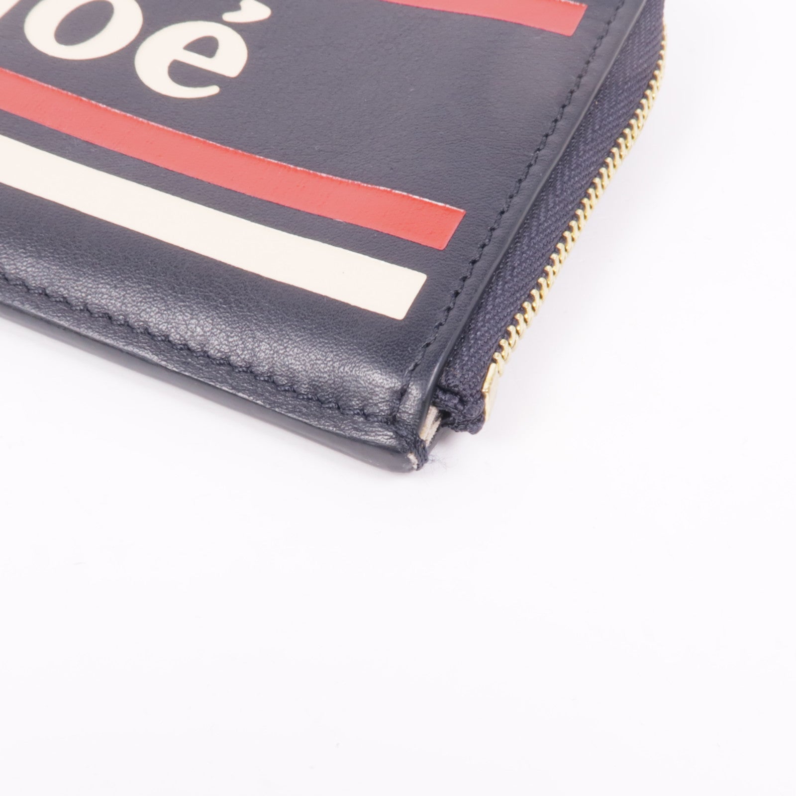 Chloe 牛皮皮革Card Case金扣卡片套