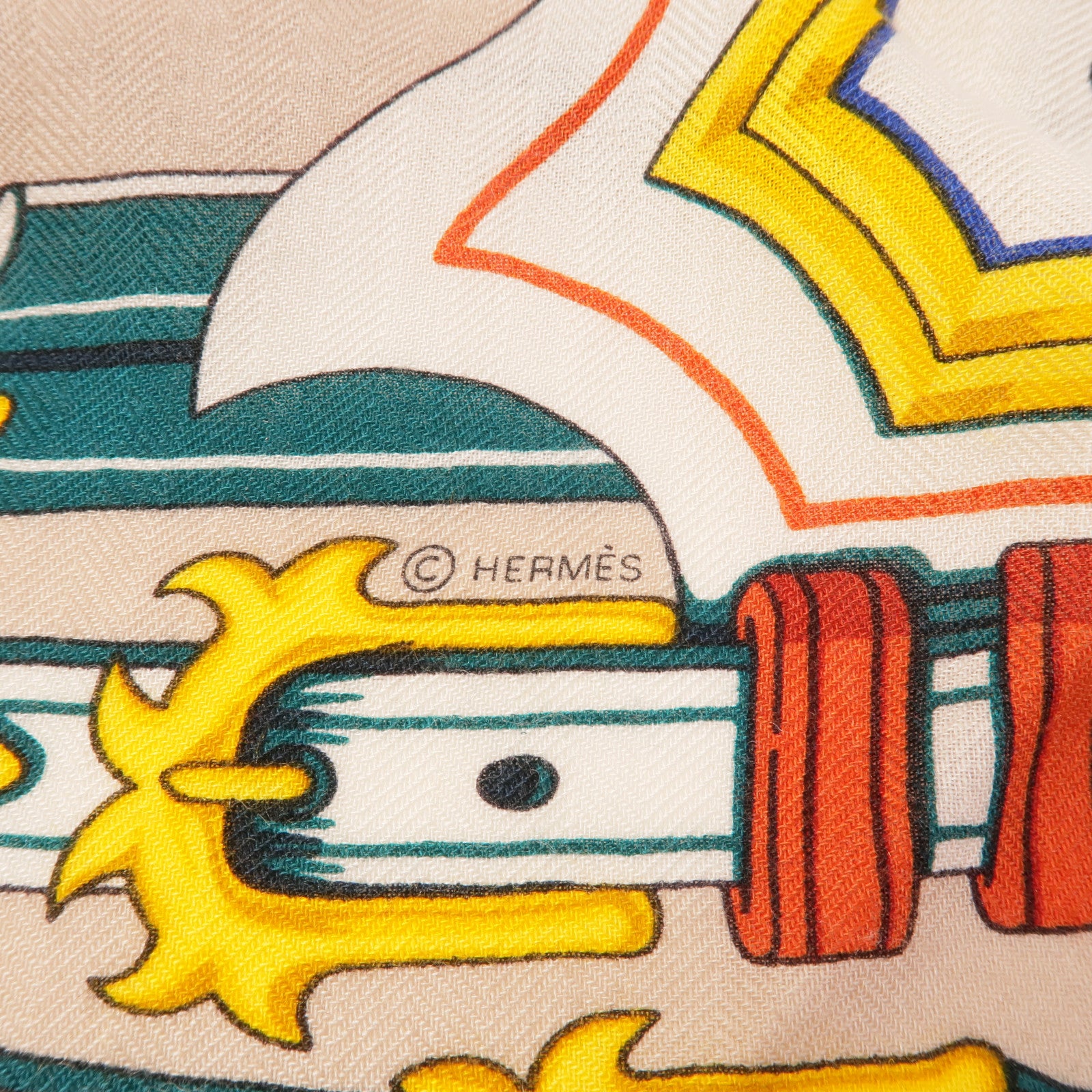 HERMES Cashmere/Silk Giant Triangle Scarf圍巾