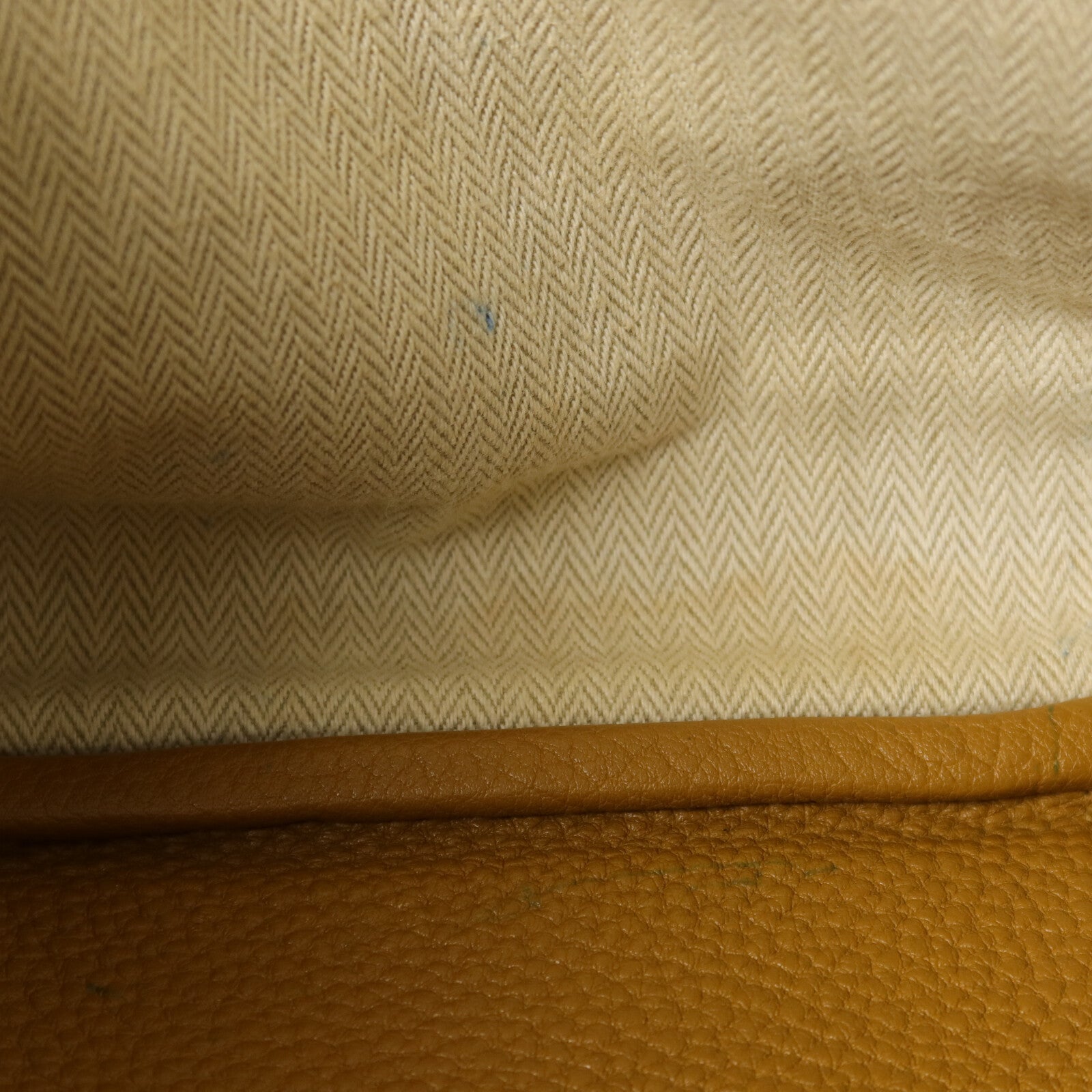 HERMES Negonda皮革Garden Party PM手挽袋Sesame