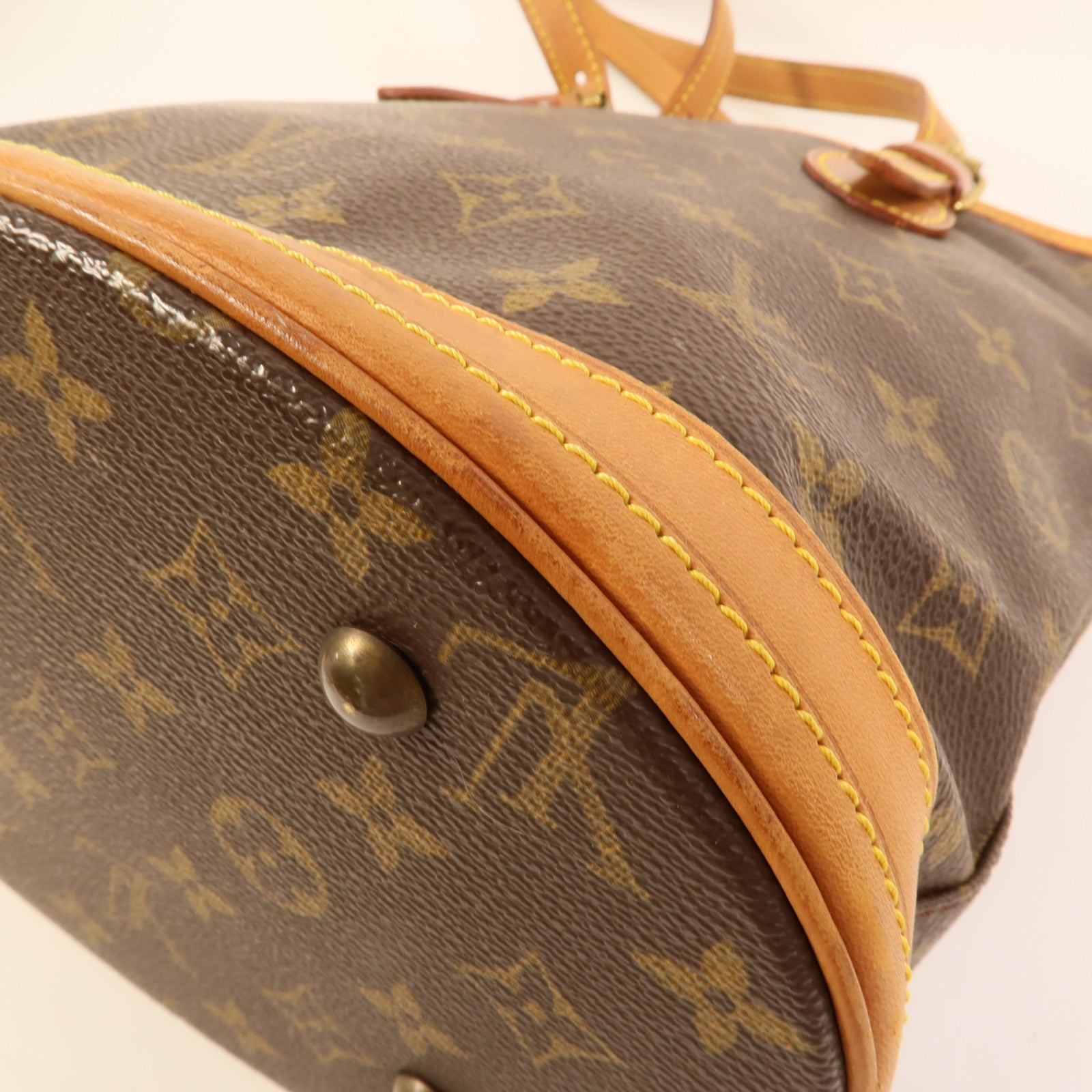 LOUIS VUITTON Monogram Bucket PM金扣手挽袋