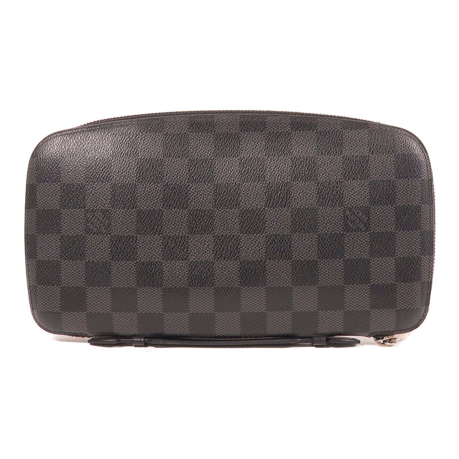 LOUIS VUITTON Damier Graphite Zippy XL Long Wallet銀扣長錢包