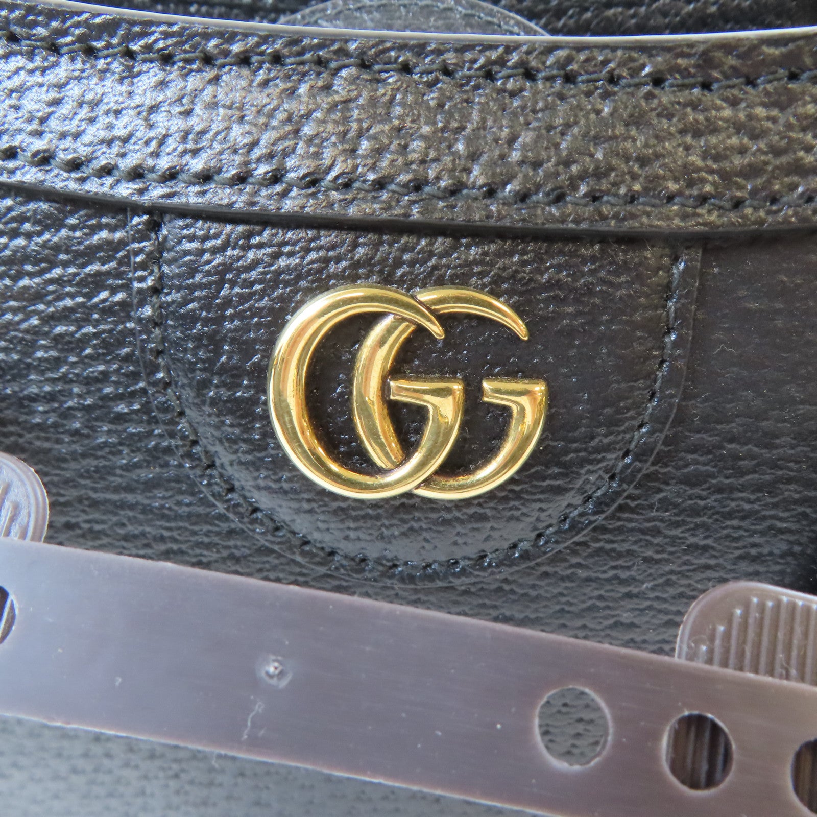 GUCCI 【激減優惠】牛皮皮革Diana Mini Tote Bag金扣手挽肩背兩用袋黑色