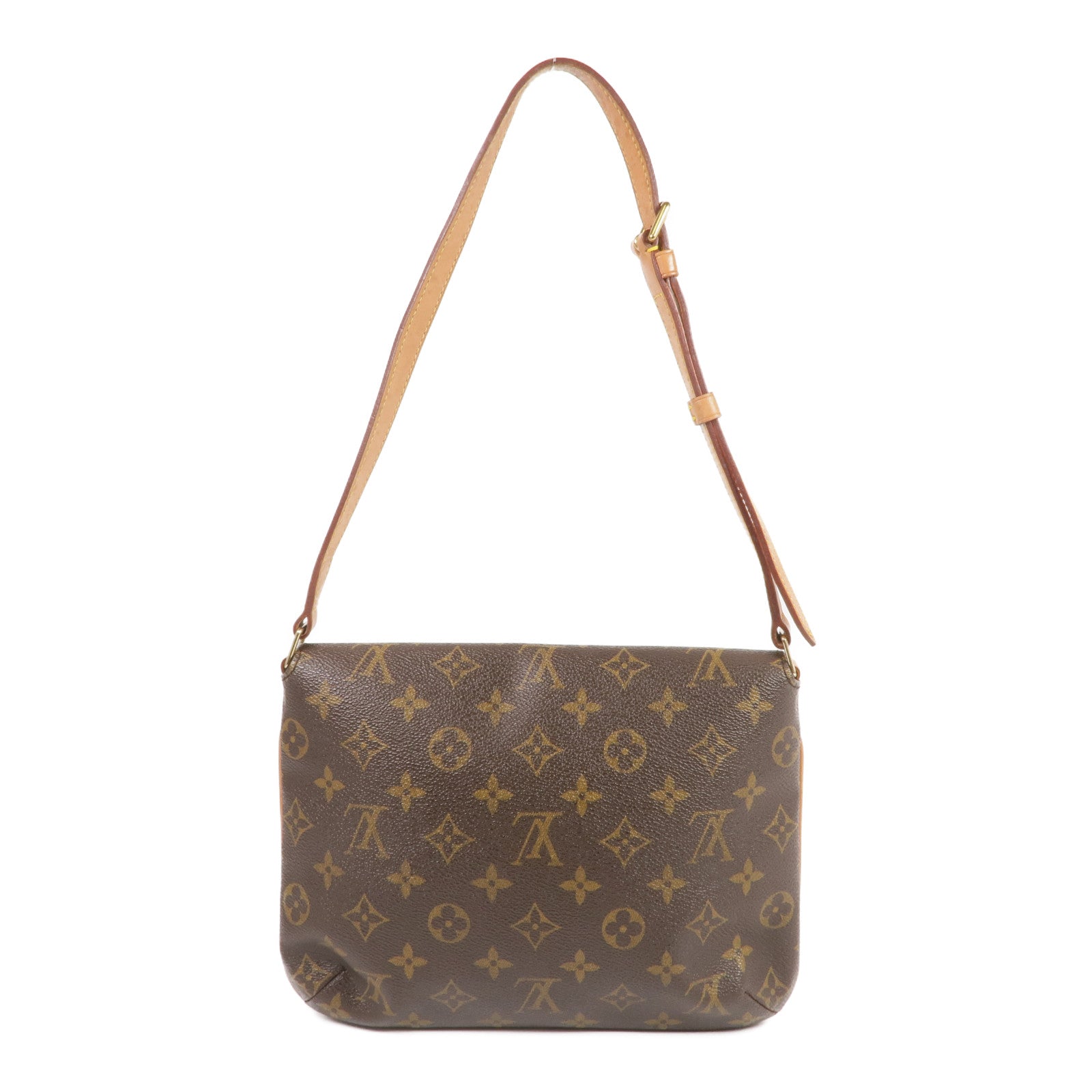 LOUIS VUITTON Monogram Musette Tango Short金扣肩背袋
