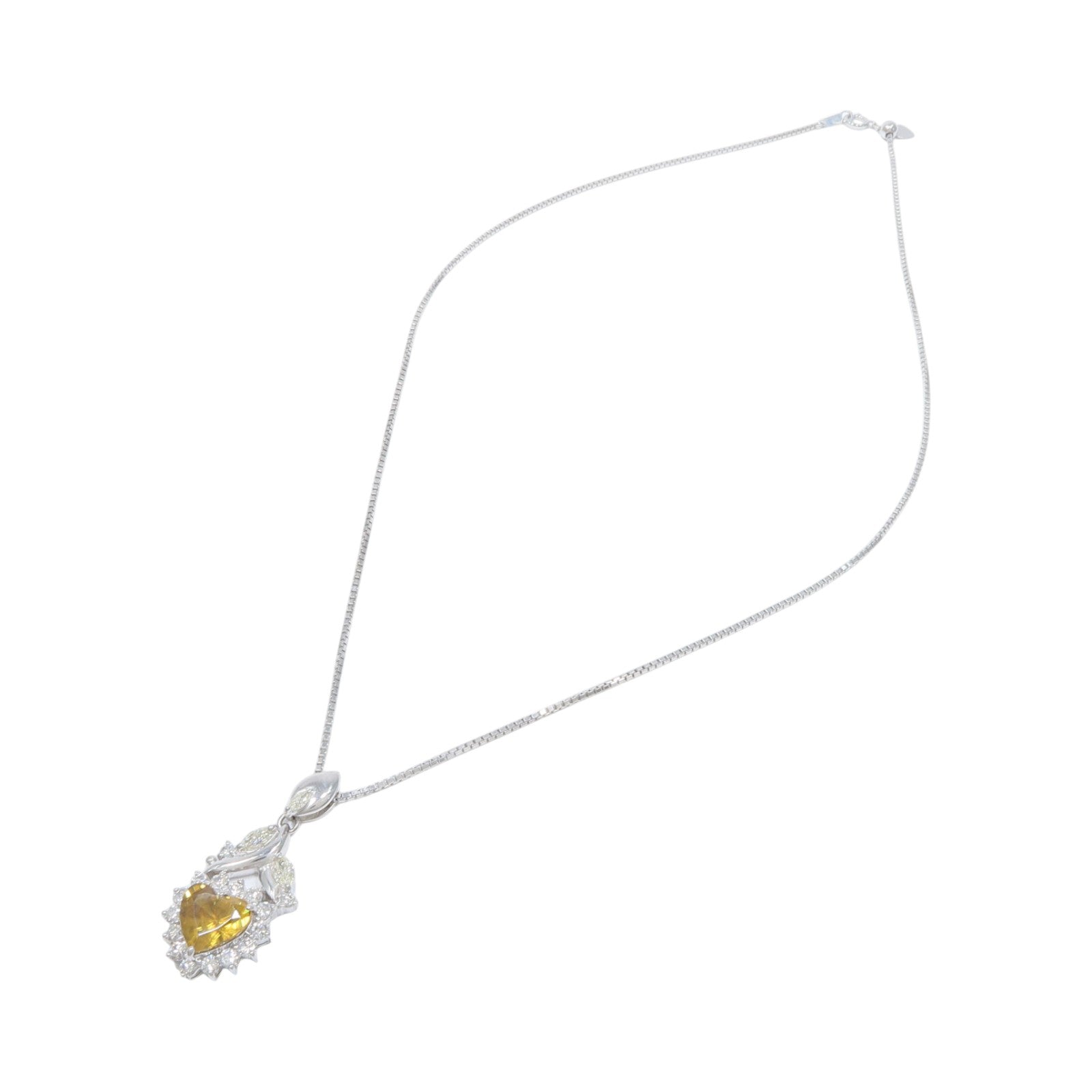 JEWELRY 18K白金Sphene Diamond Necklace榍石/鑽石項鍊