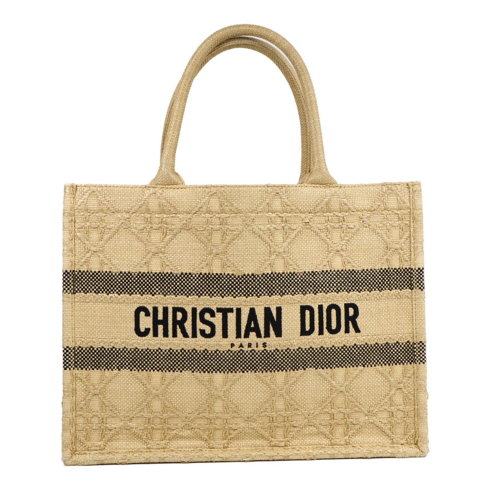 Dior 藤料Book Tote Medium手挽袋