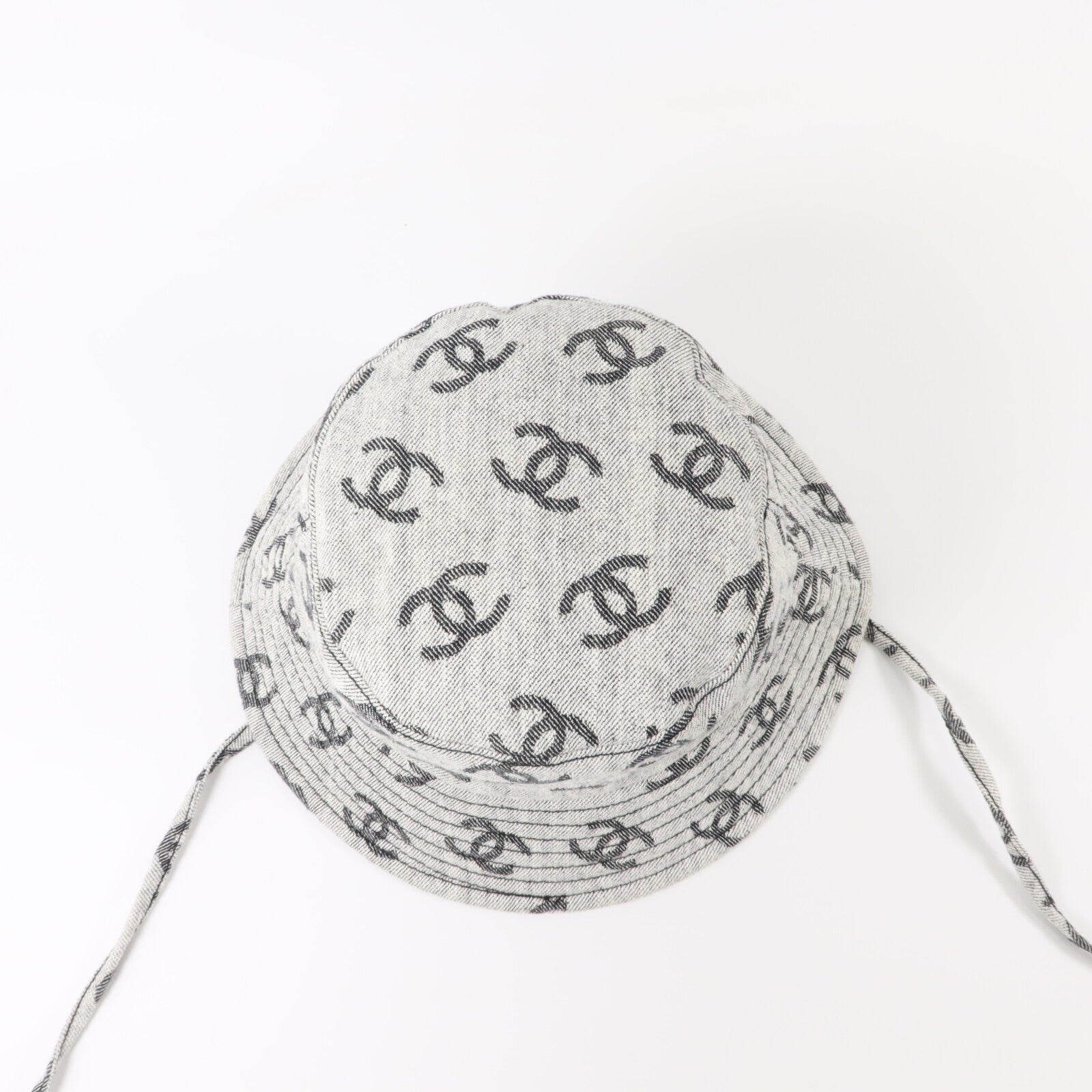 CHANEL 牛仔布料Bucket Hat帽子