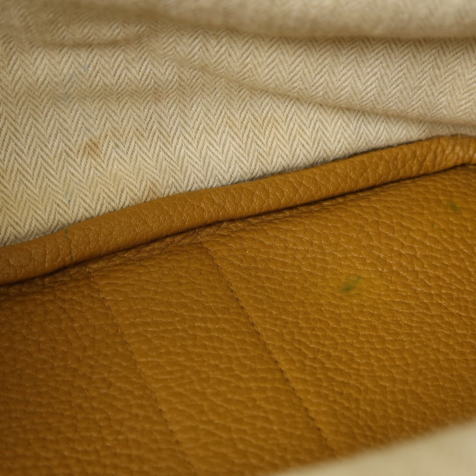 HERMES Negonda皮革Garden Party PM手挽袋Sesame