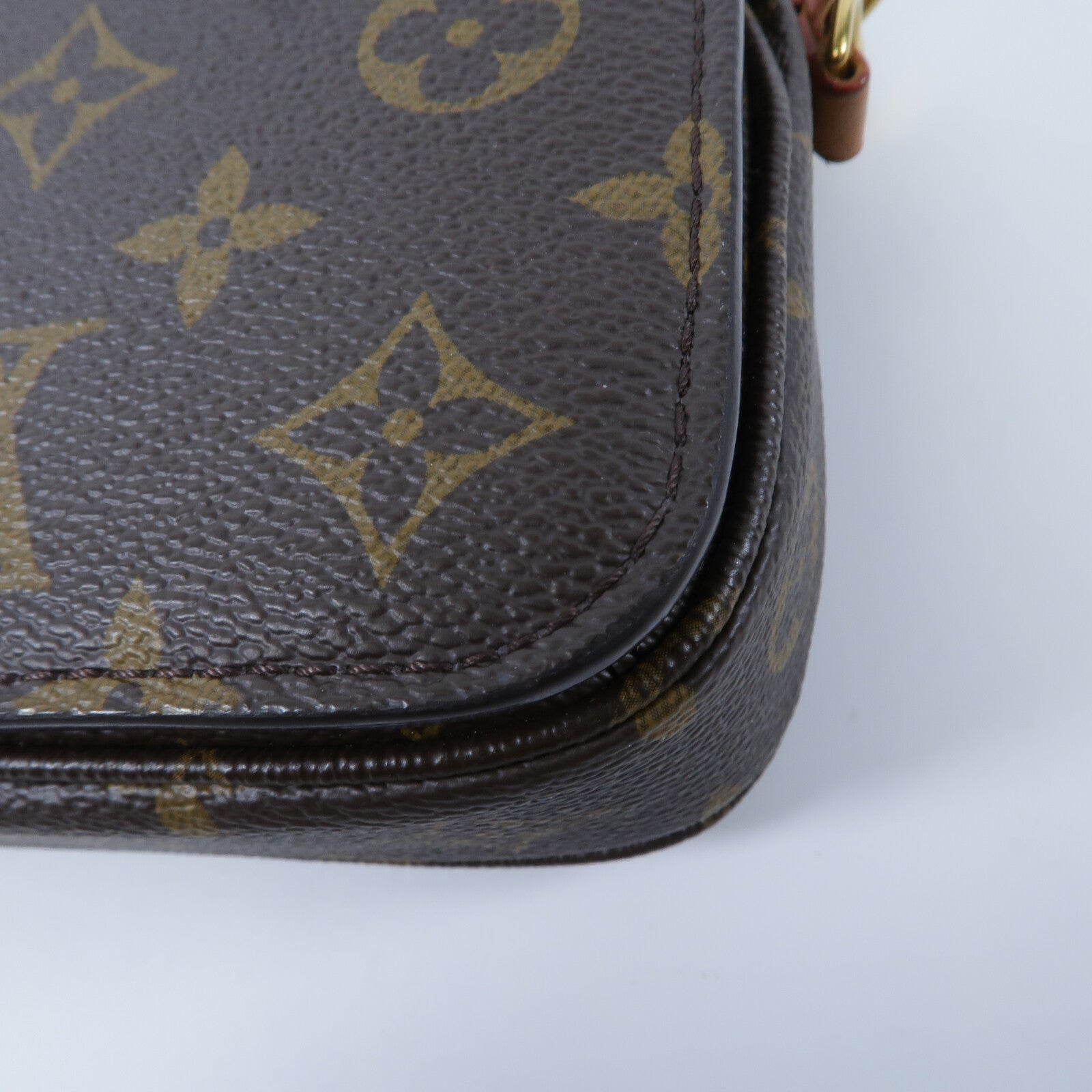 LOUIS VUITTON Monogram Pochette Metis East West鏈帶手挽肩背兩用袋