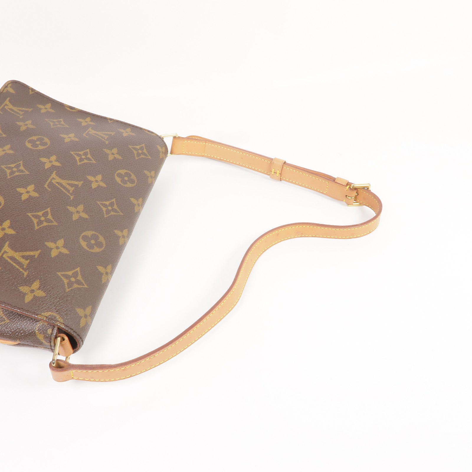 LOUIS VUITTON Monogram Musette Tango Short金扣肩背袋