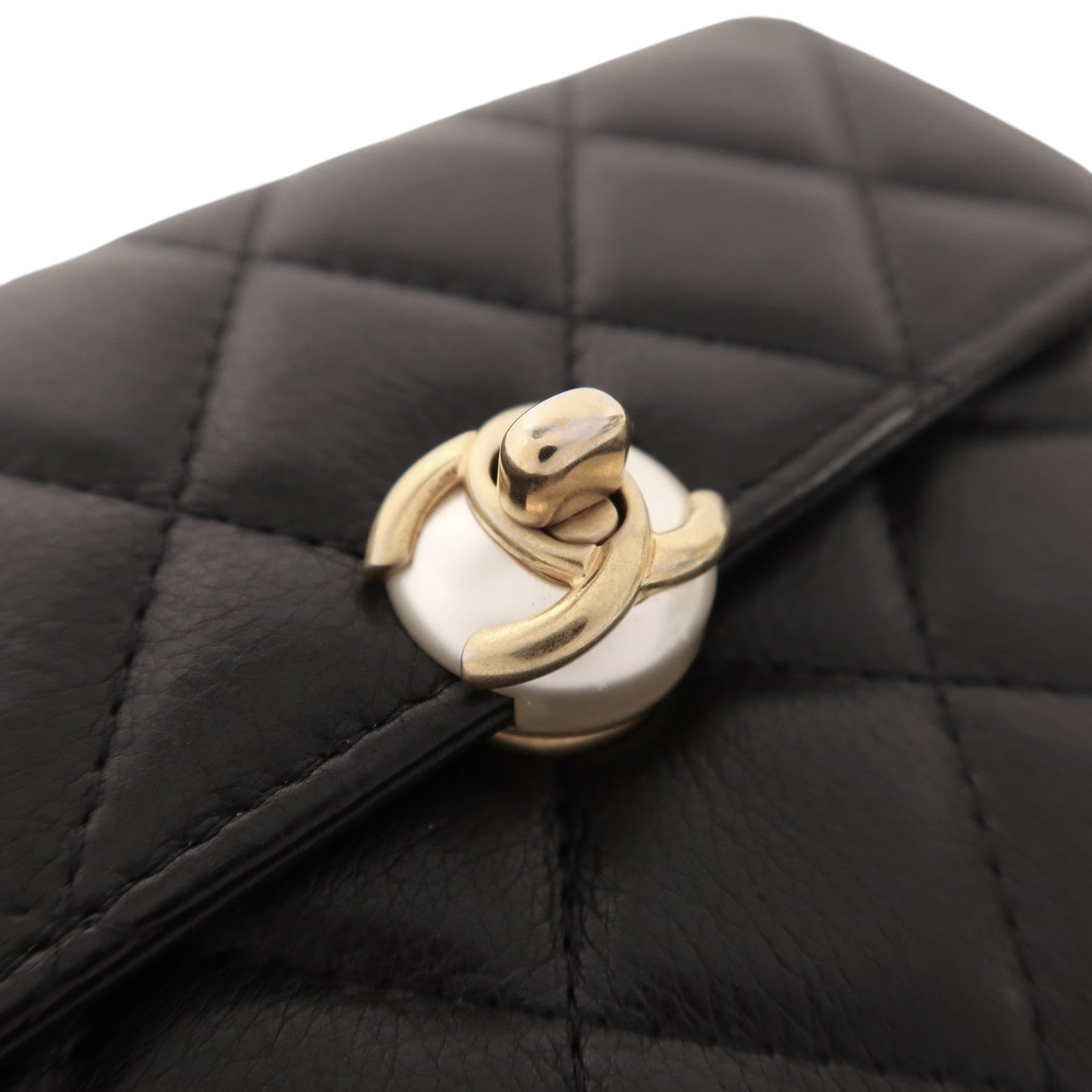CHANEL 羊皮皮革Wallet金扣長錢包