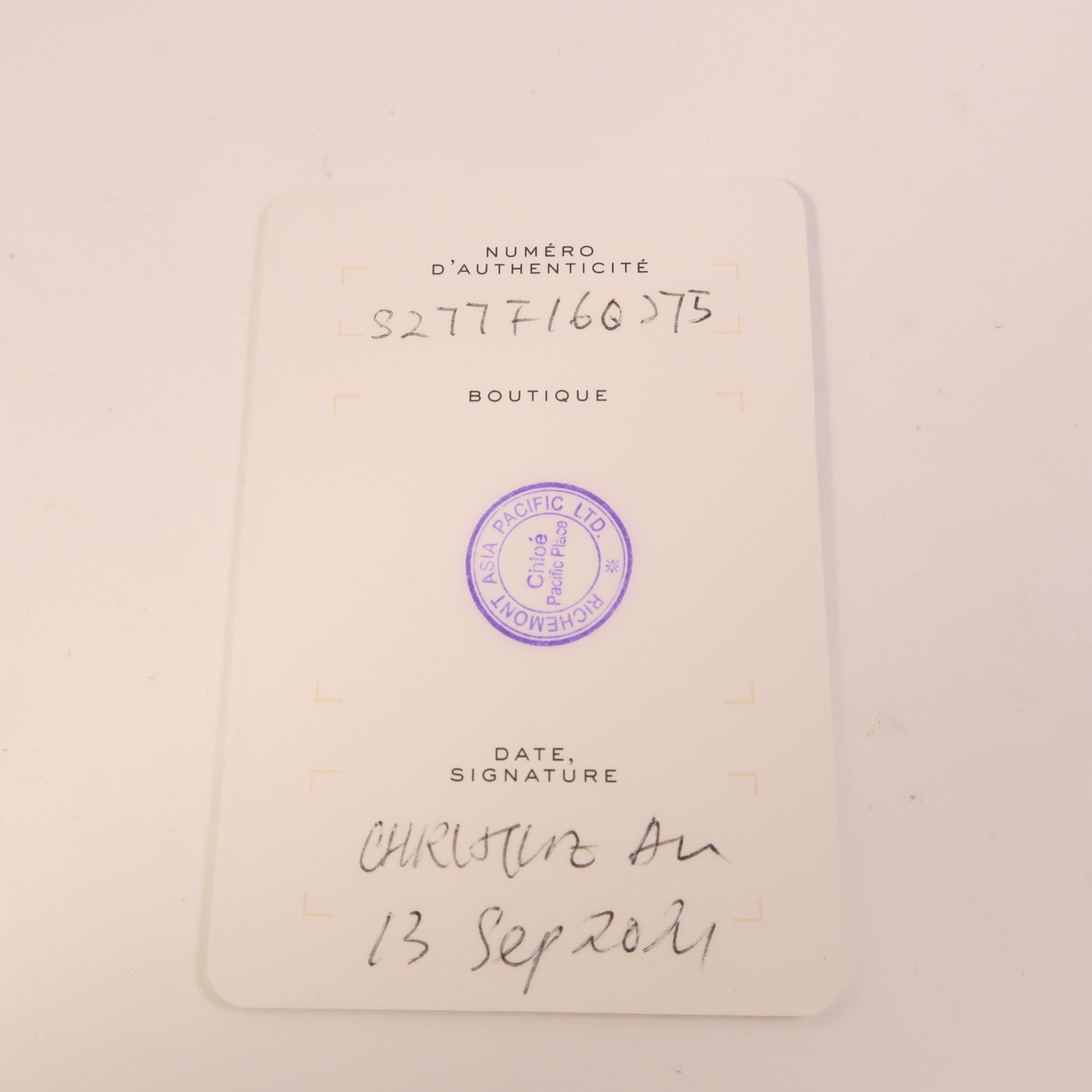 CHLOE GHW 2 Way Chain Shoulder Bag Calfskin Leather Beige