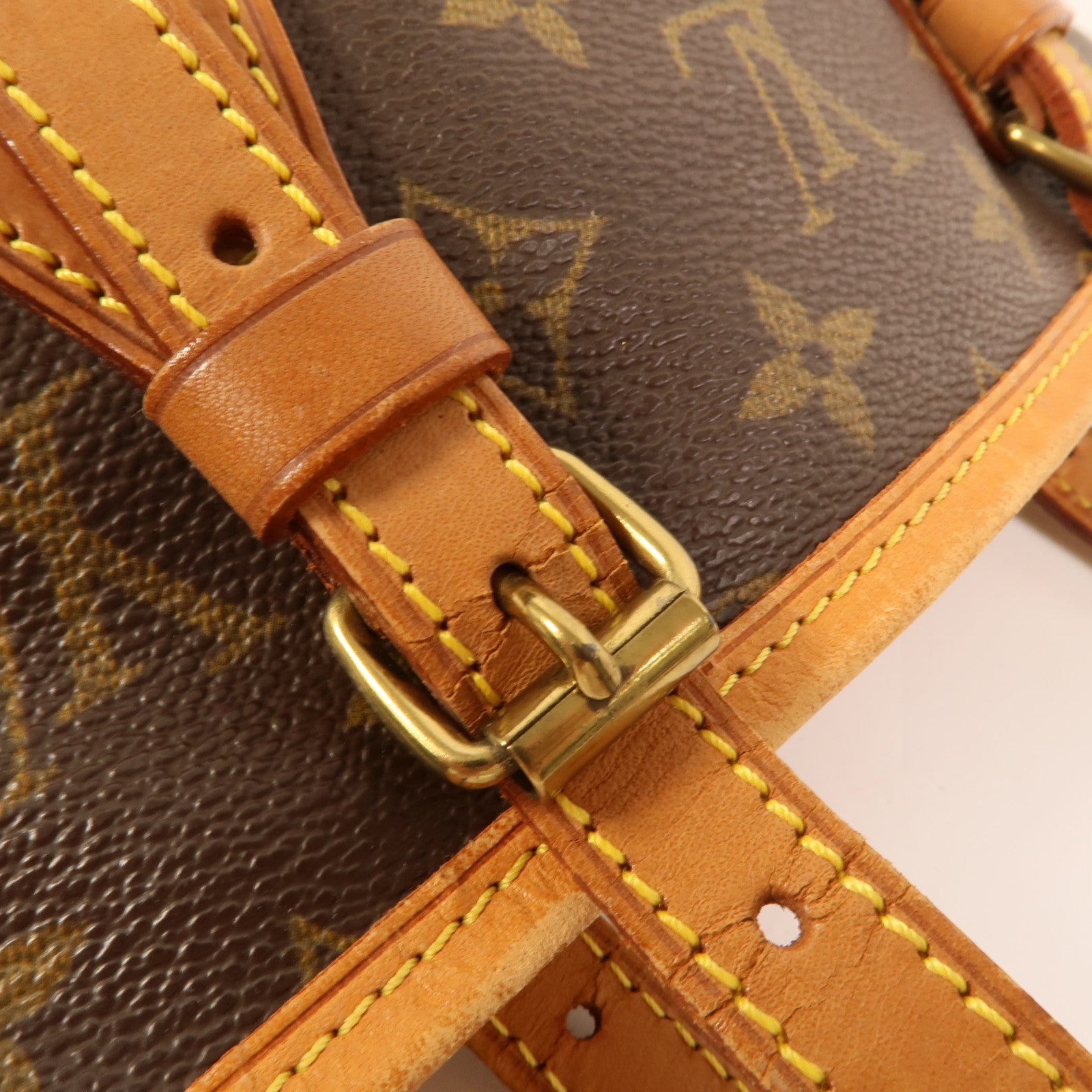 LOUIS VUITTON Monogram Bucket PM金扣手挽袋