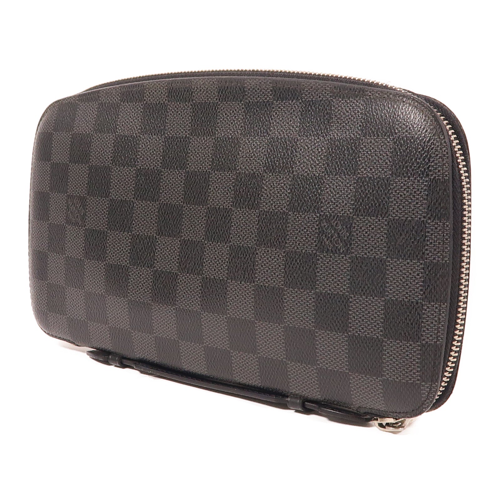 LOUIS VUITTON Damier Graphite Zippy XL Long Wallet銀扣長錢包