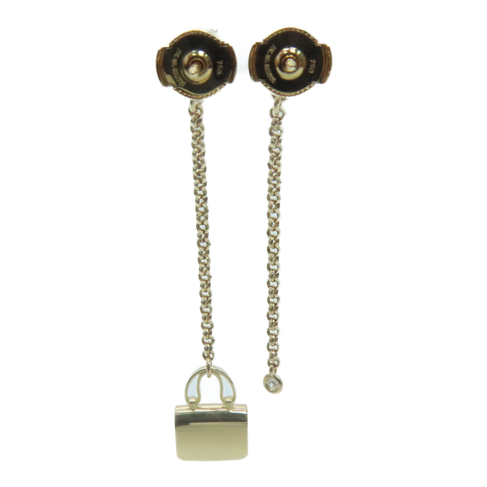 HERMES 18K rose gold Amulettes Constance Earrings earrings