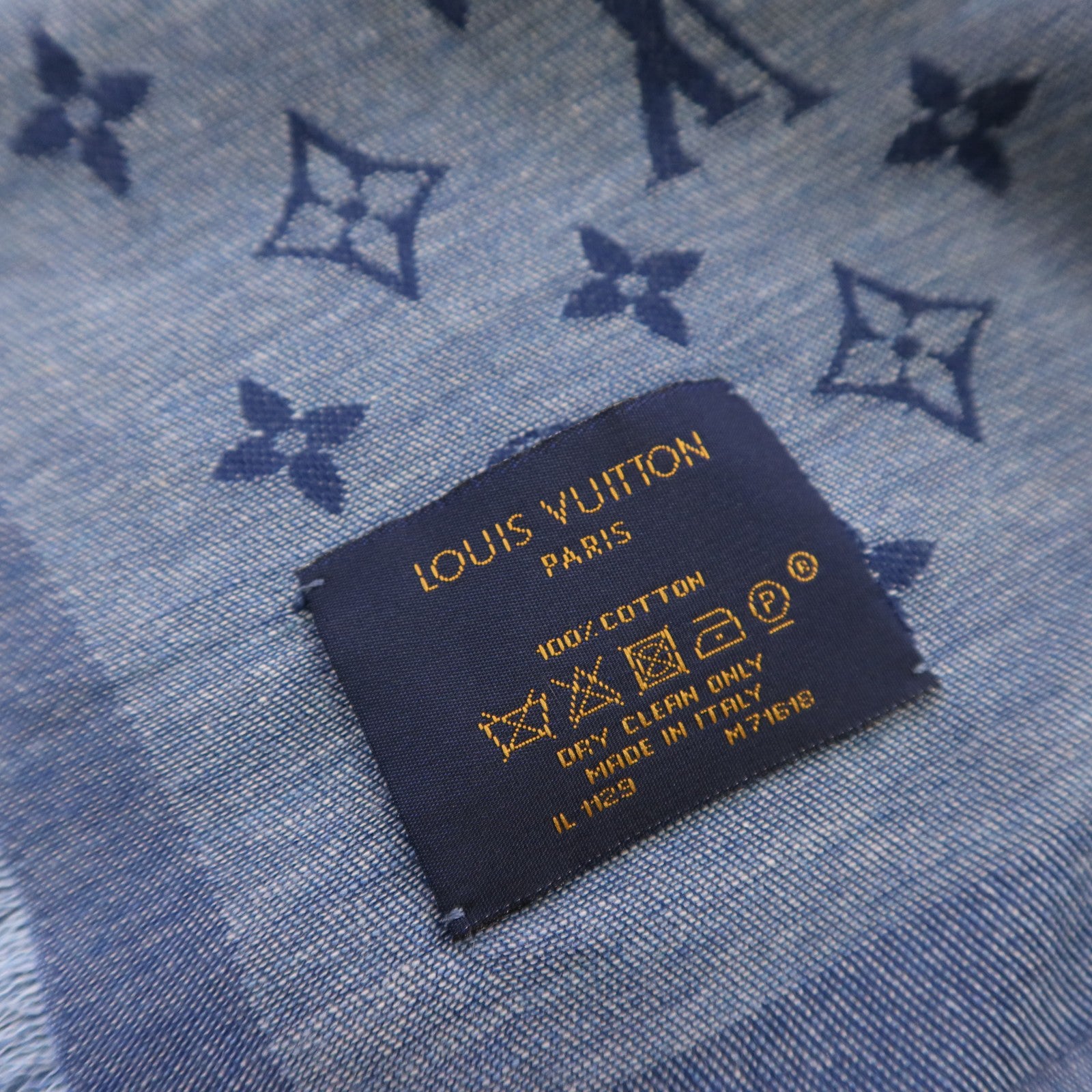LOUIS VUITTON 棉質Essential Scarf圍巾