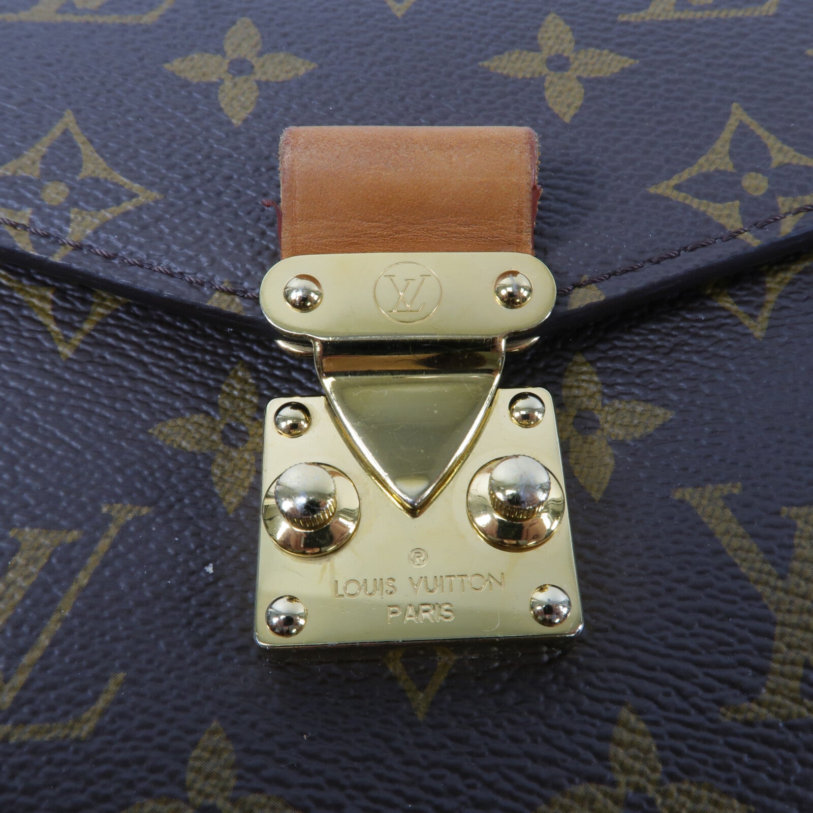 LOUIS VUITTON Monogram Pochette Metis East West鏈帶手挽肩背兩用袋