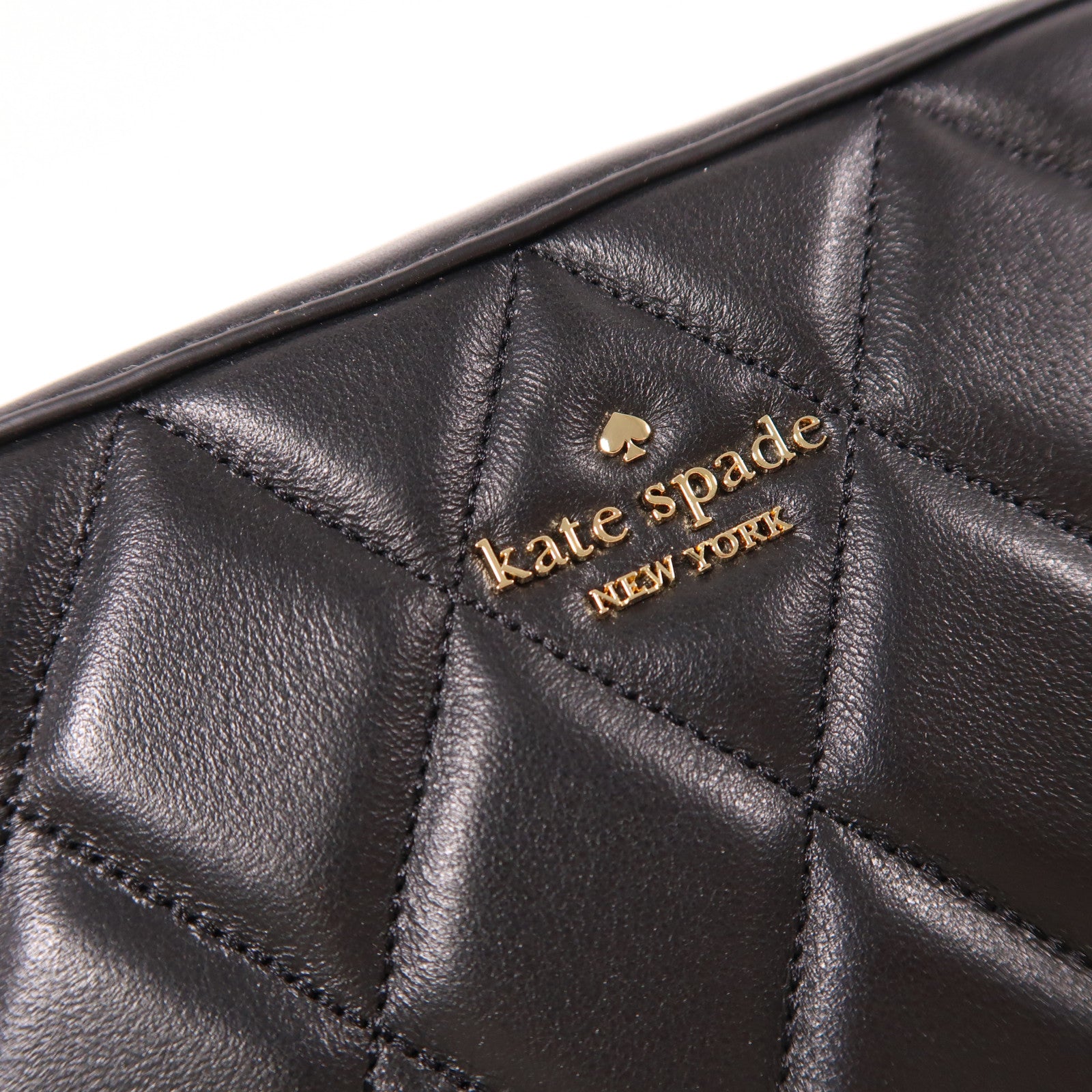Kate Spade 牛皮皮革Chain Shoulder金扣鏈帶肩背袋
