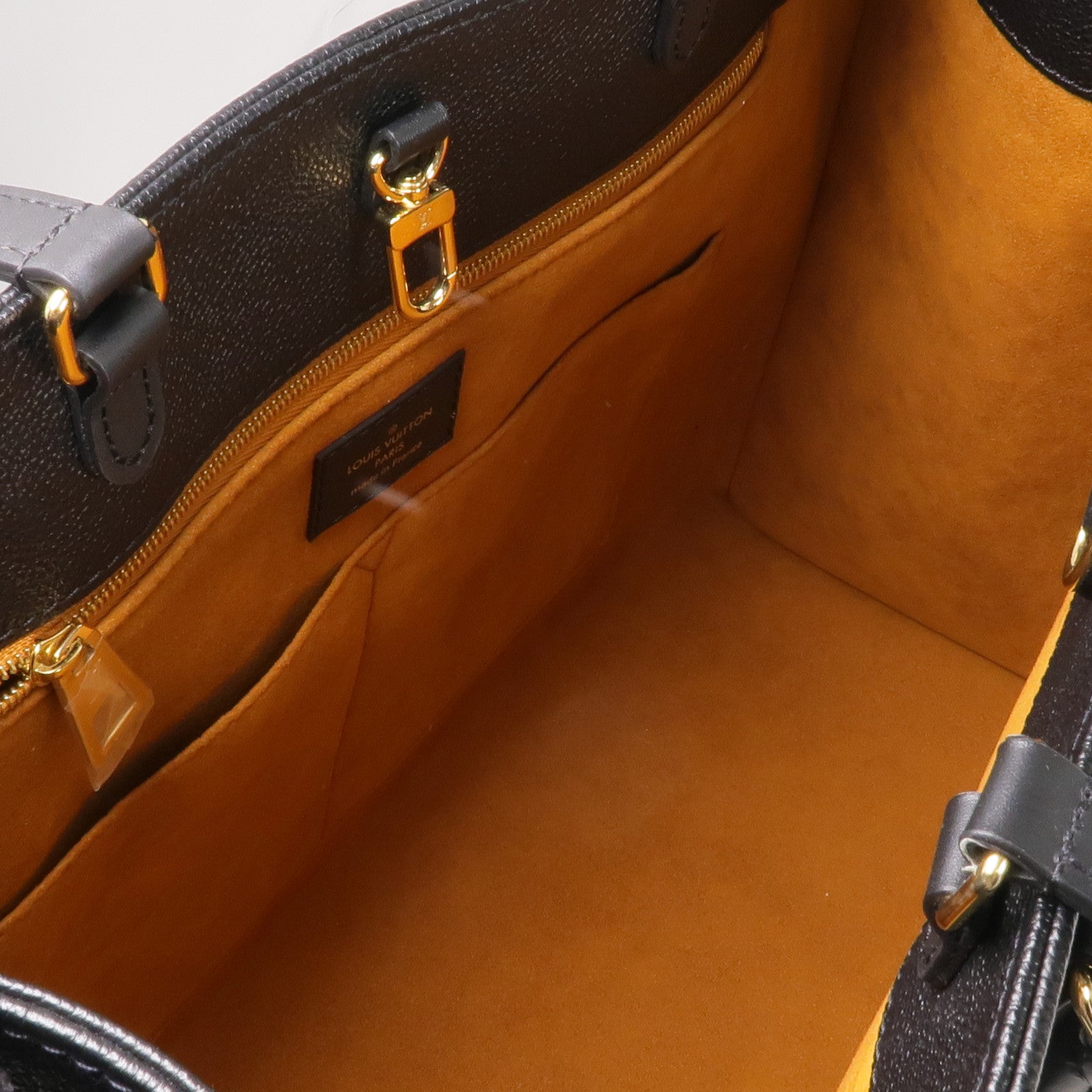 LOUIS VUITTON Monogram Empreinte On The Go GM金扣手挽肩背兩用袋