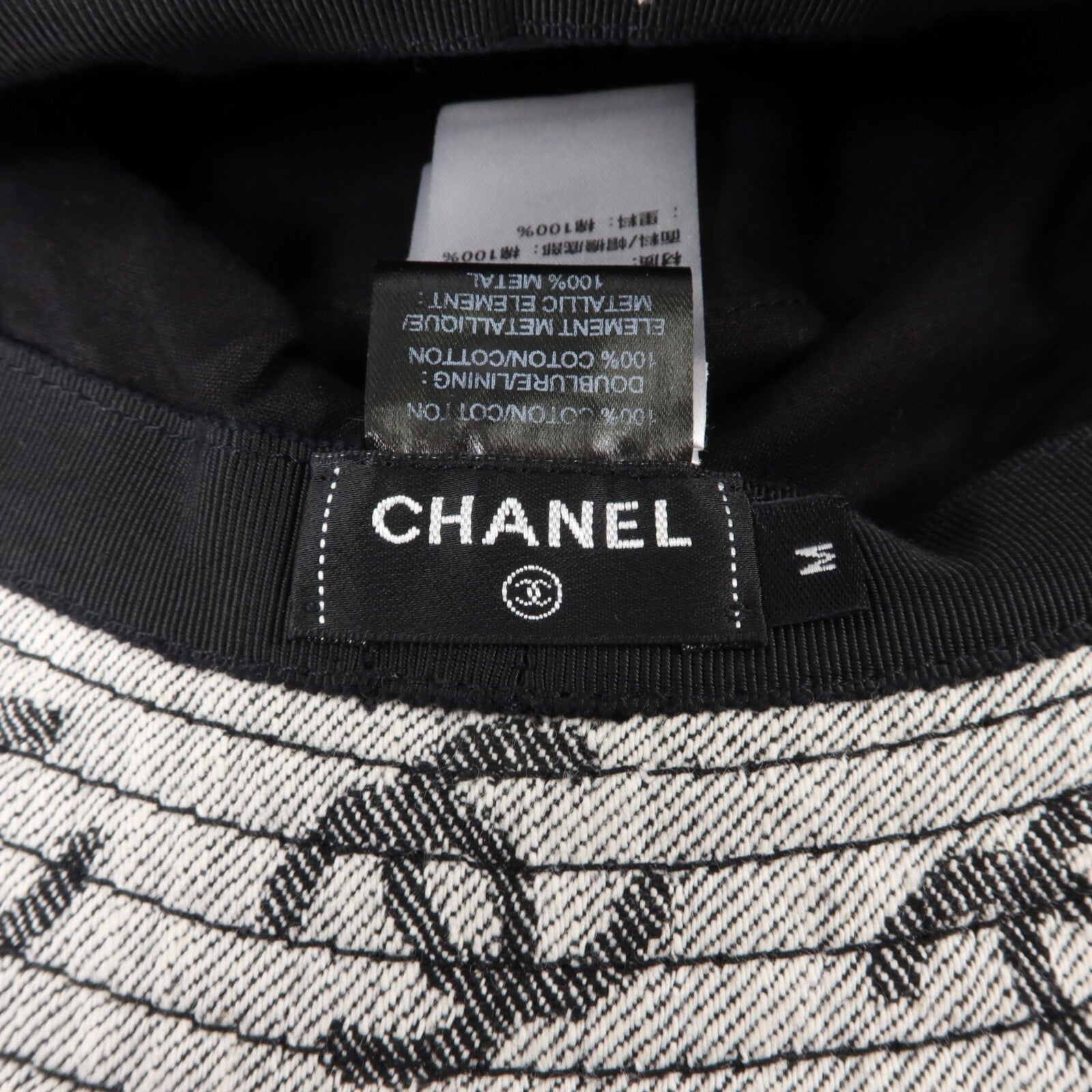 CHANEL 牛仔布料Bucket Hat帽子