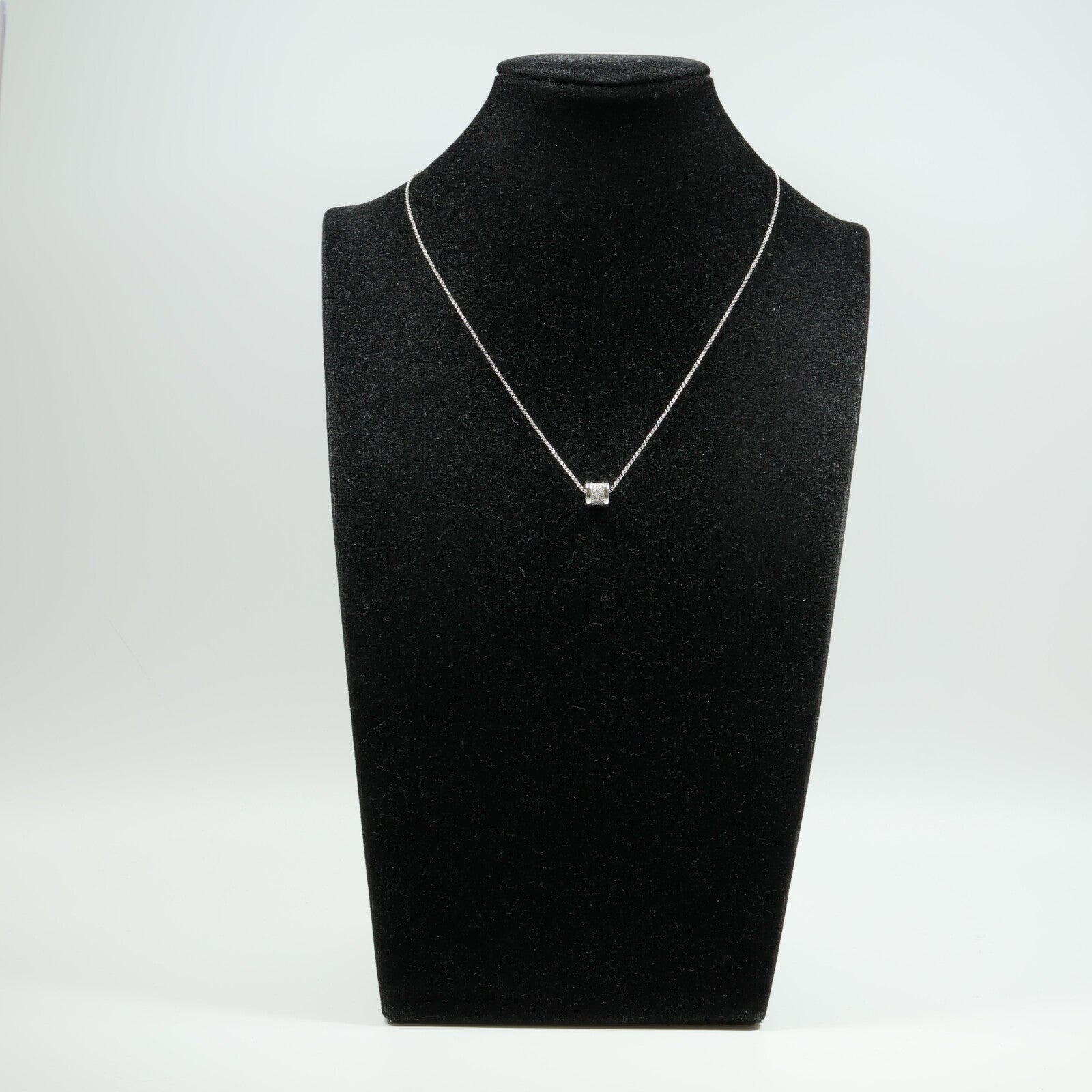 BVLGARI 18K白金B-Zero1 Necklace鑽石項鍊