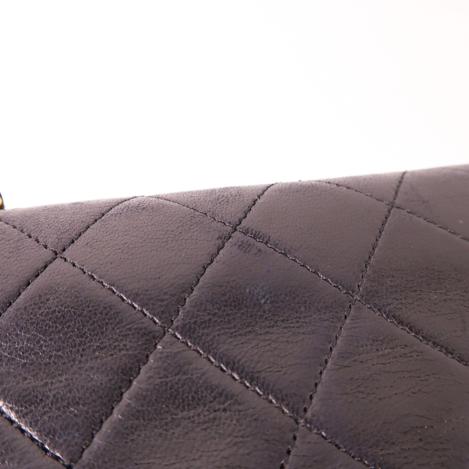 CHANEL 羊皮皮革Vintage Shoulder Bag金扣鏈帶肩背袋