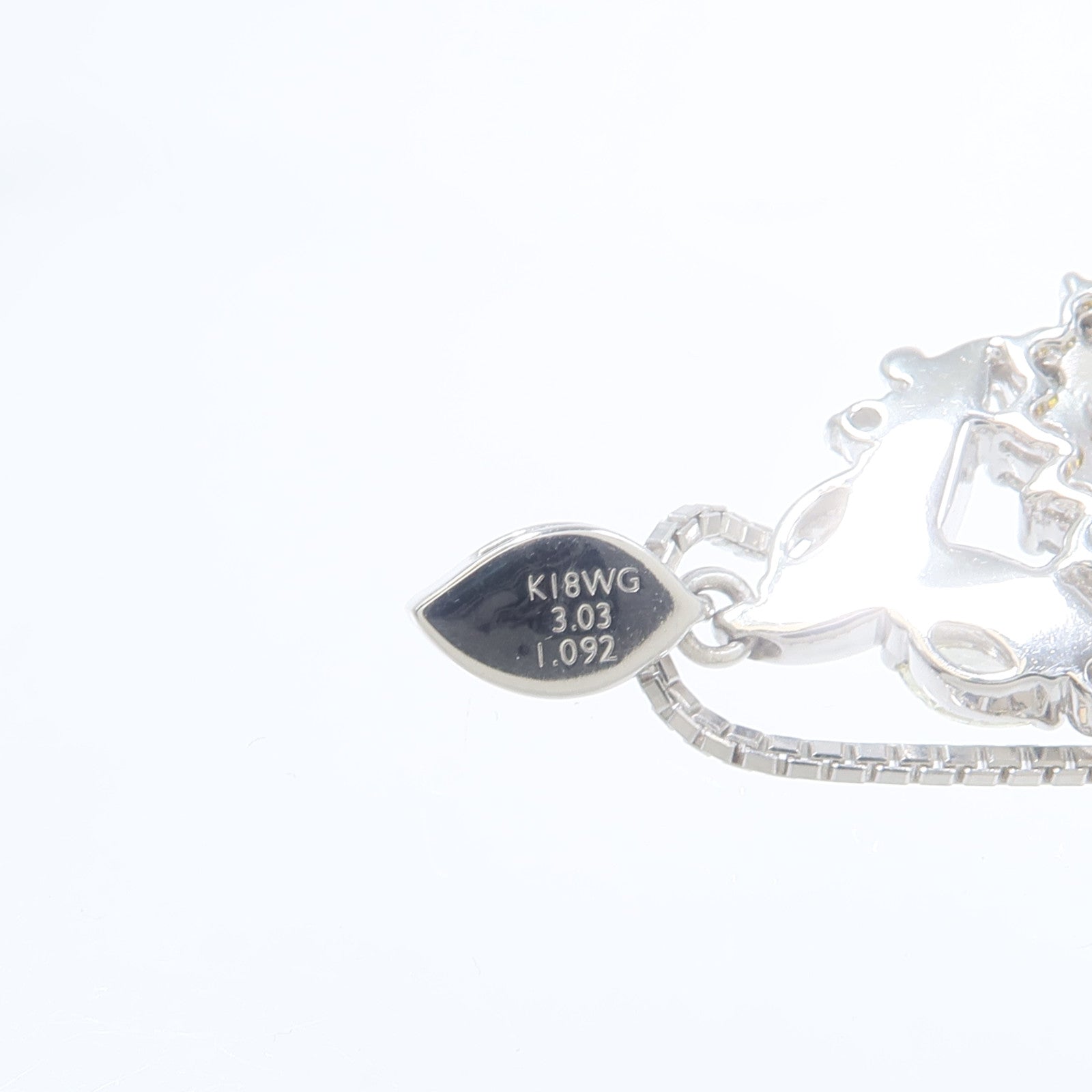JEWELRY 18K白金Sphene Diamond Necklace榍石/鑽石項鍊