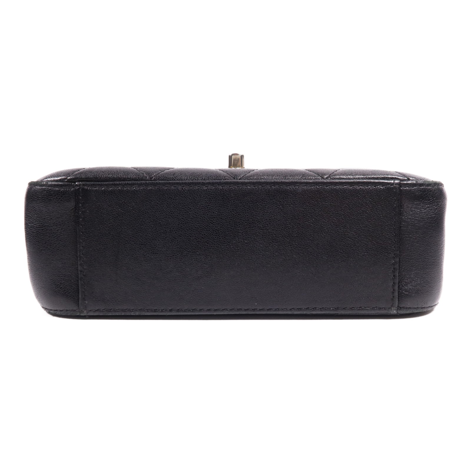 CHANEL 牛皮皮革Chain Shoulder Bag金扣鏈帶手挽肩背兩用袋