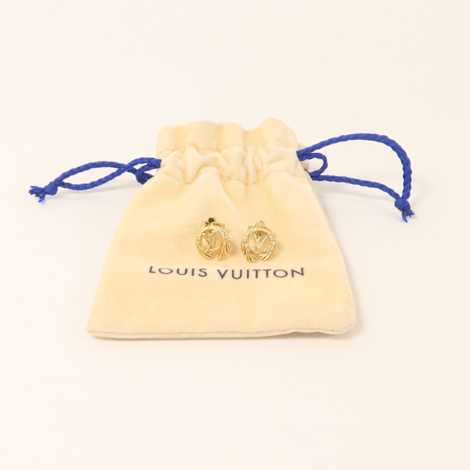 LOUIS VUITTON 金屬Pierced Earring耳環