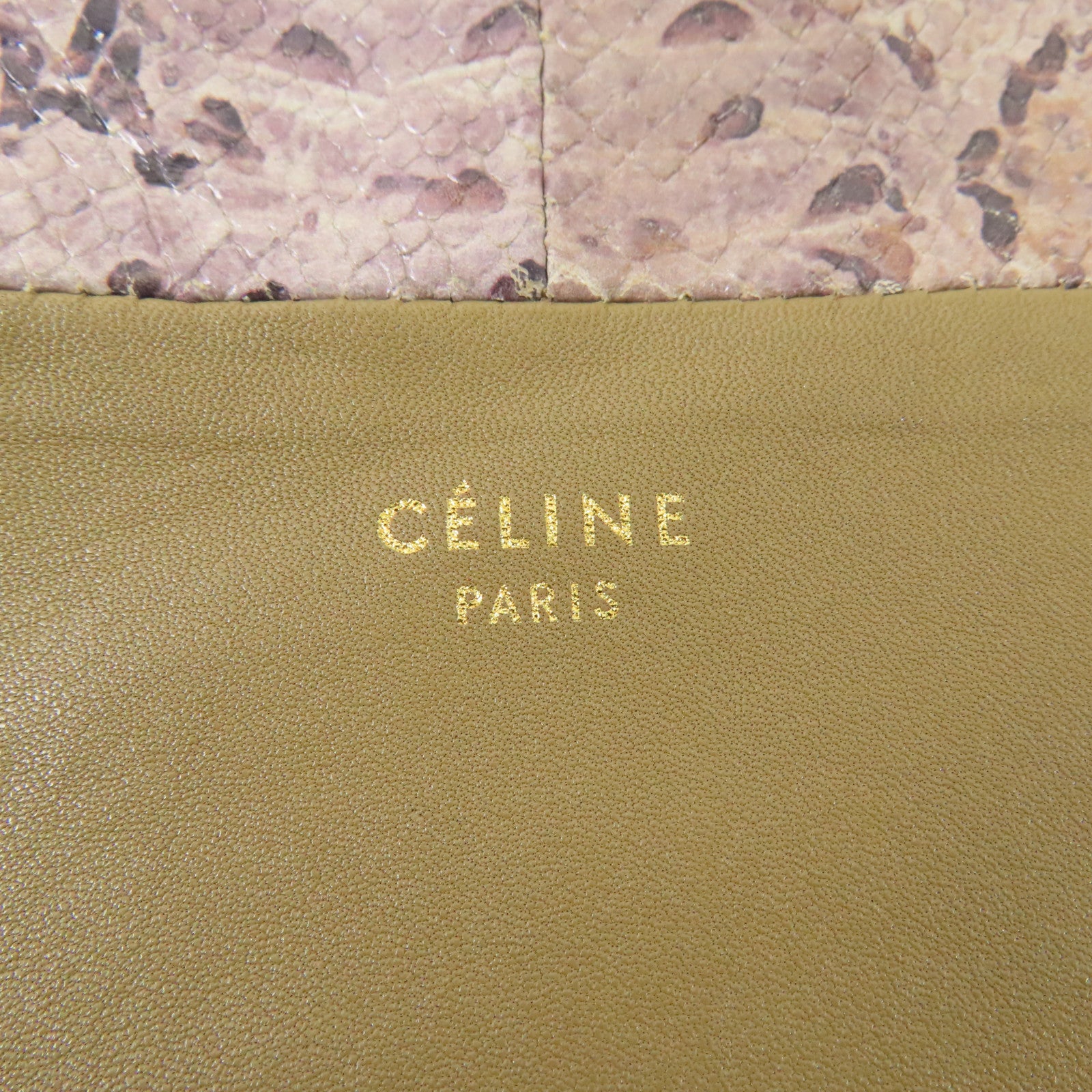 CELINE 蛇皮皮革/皮革Shoulder Bag肩背袋
