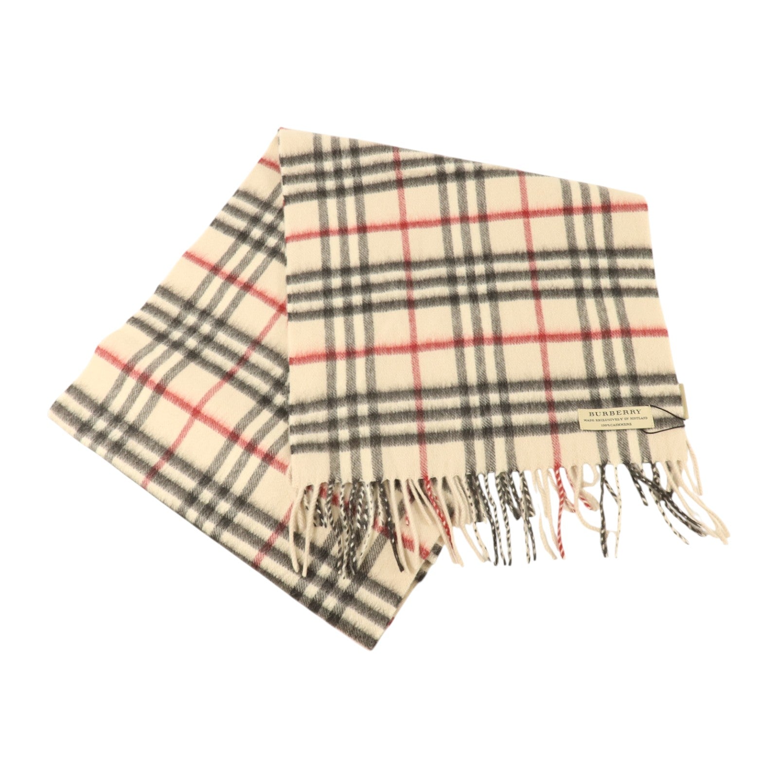 BURBERRY 羊絨Scarf 132x31cm圍巾