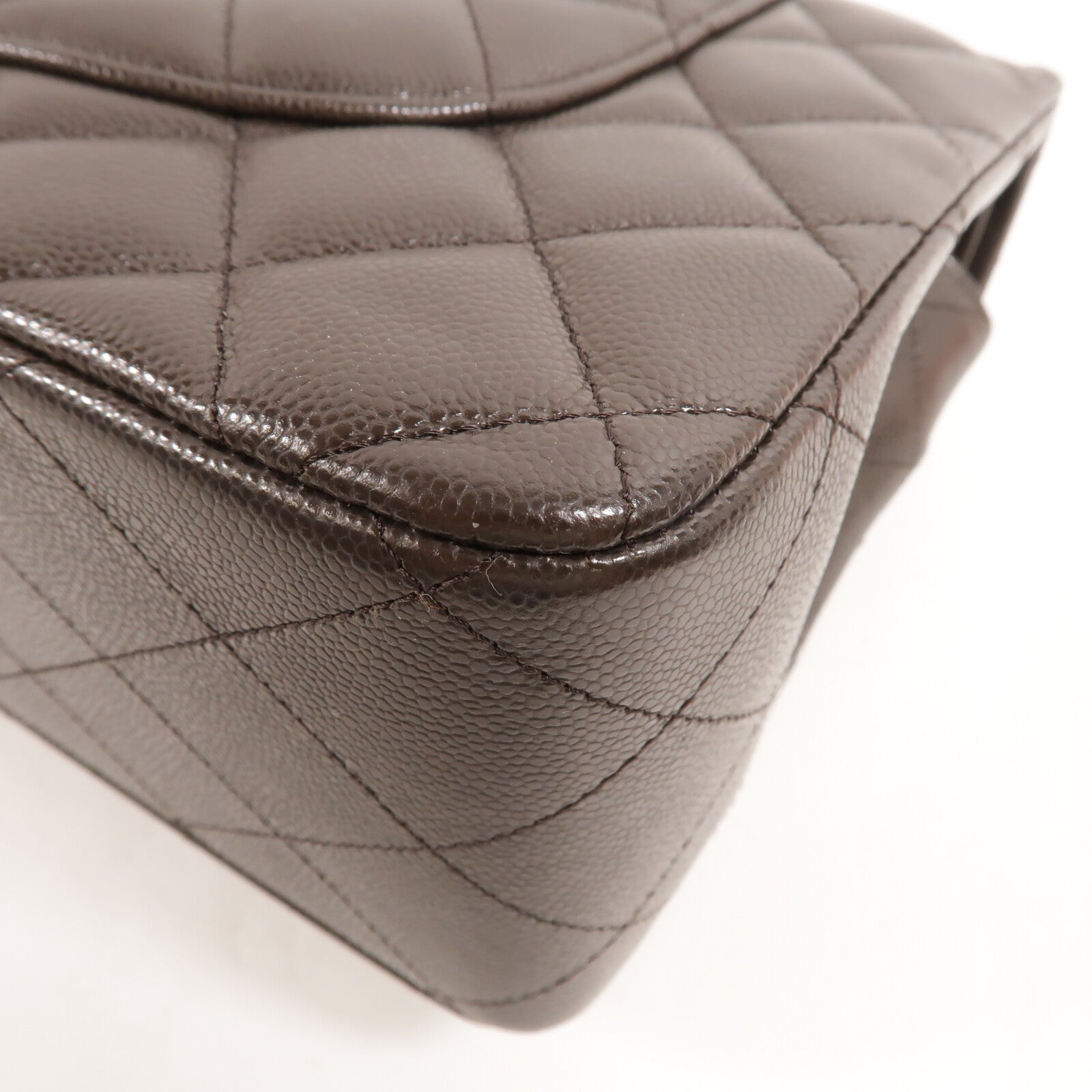 CHANEL 牛皮皮革Large Classic鏈帶肩背袋