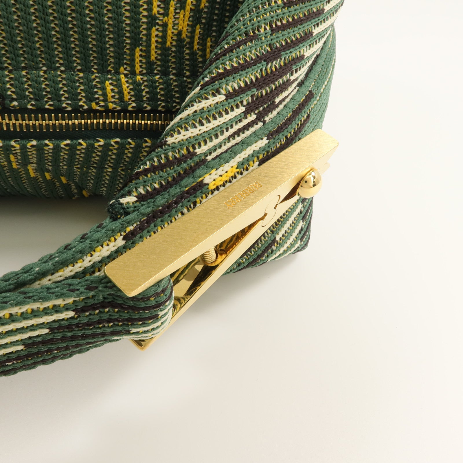 BURBERRY 帆布Duffle Bag Medium金扣手挽袋