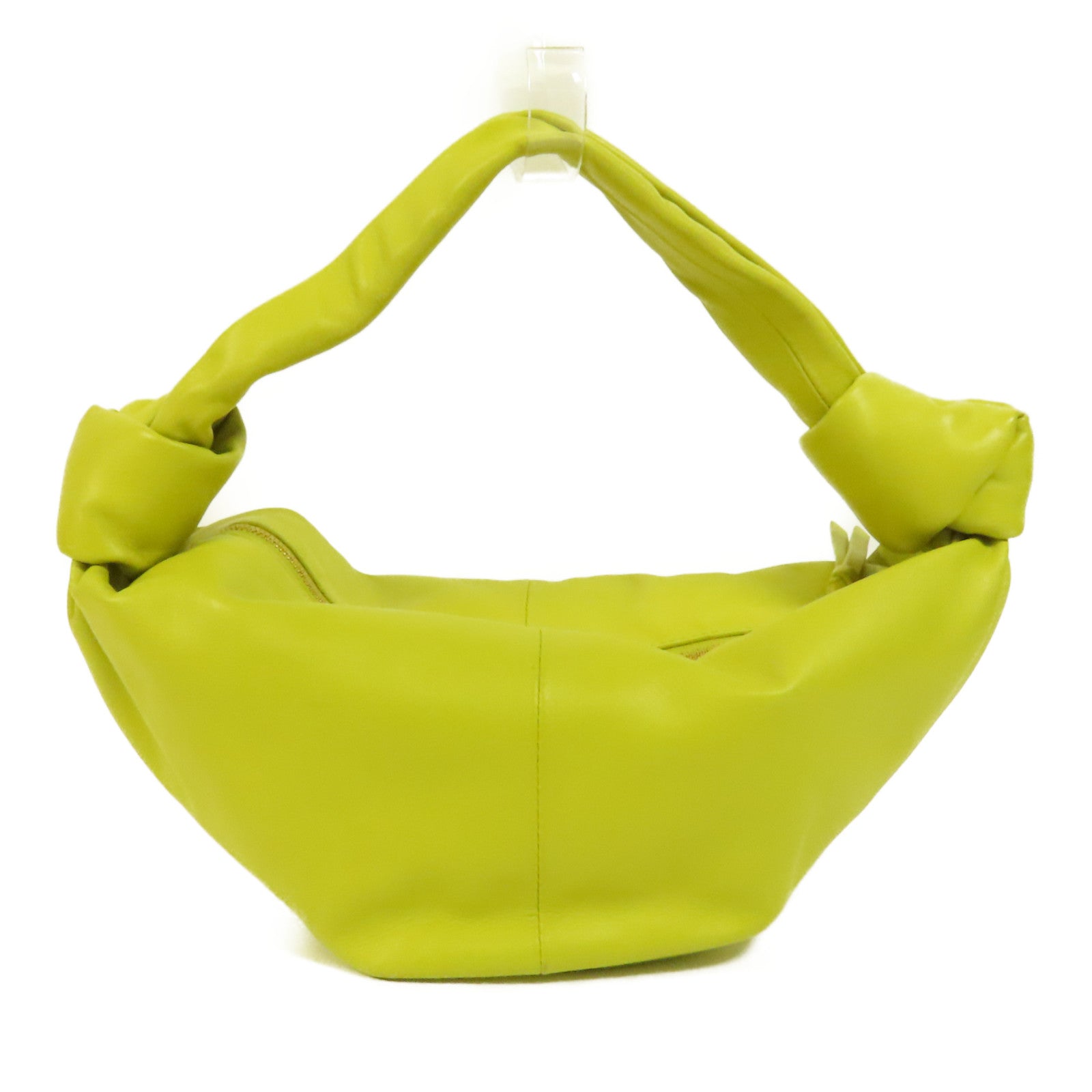 BOTTEGA VENETA 牛皮皮革Mini Double Knot金扣手挽袋