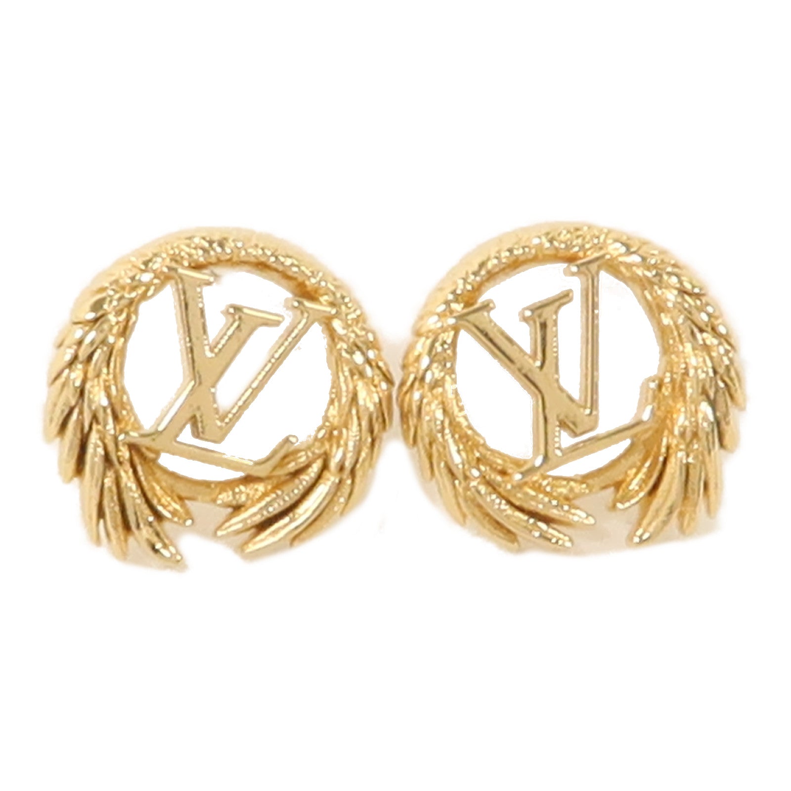 LOUIS VUITTON 金屬Pierced Earring耳環