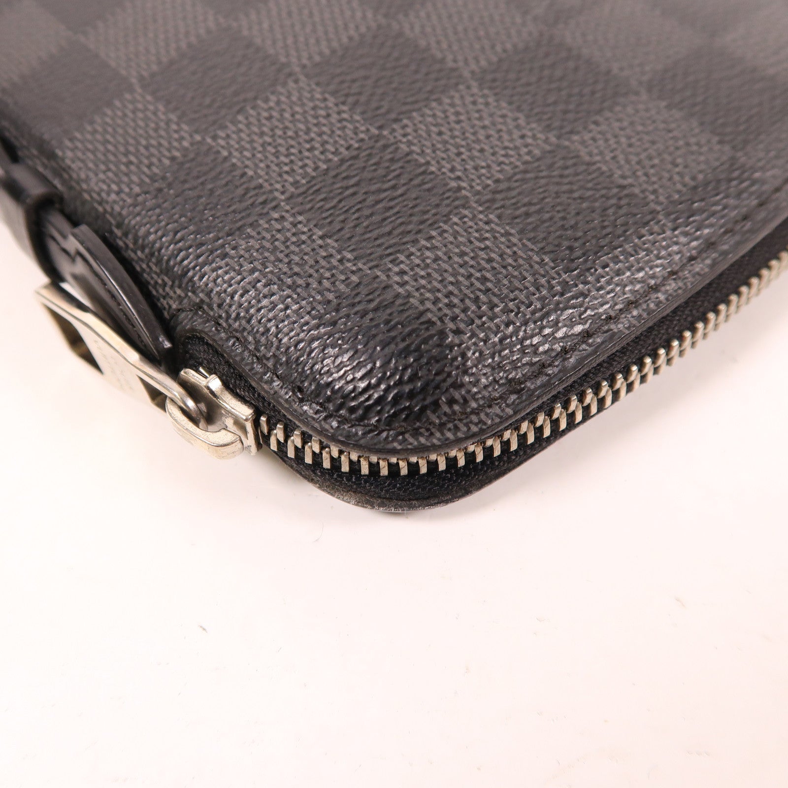 LOUIS VUITTON Damier Graphite Zippy XL Long Wallet銀扣長錢包